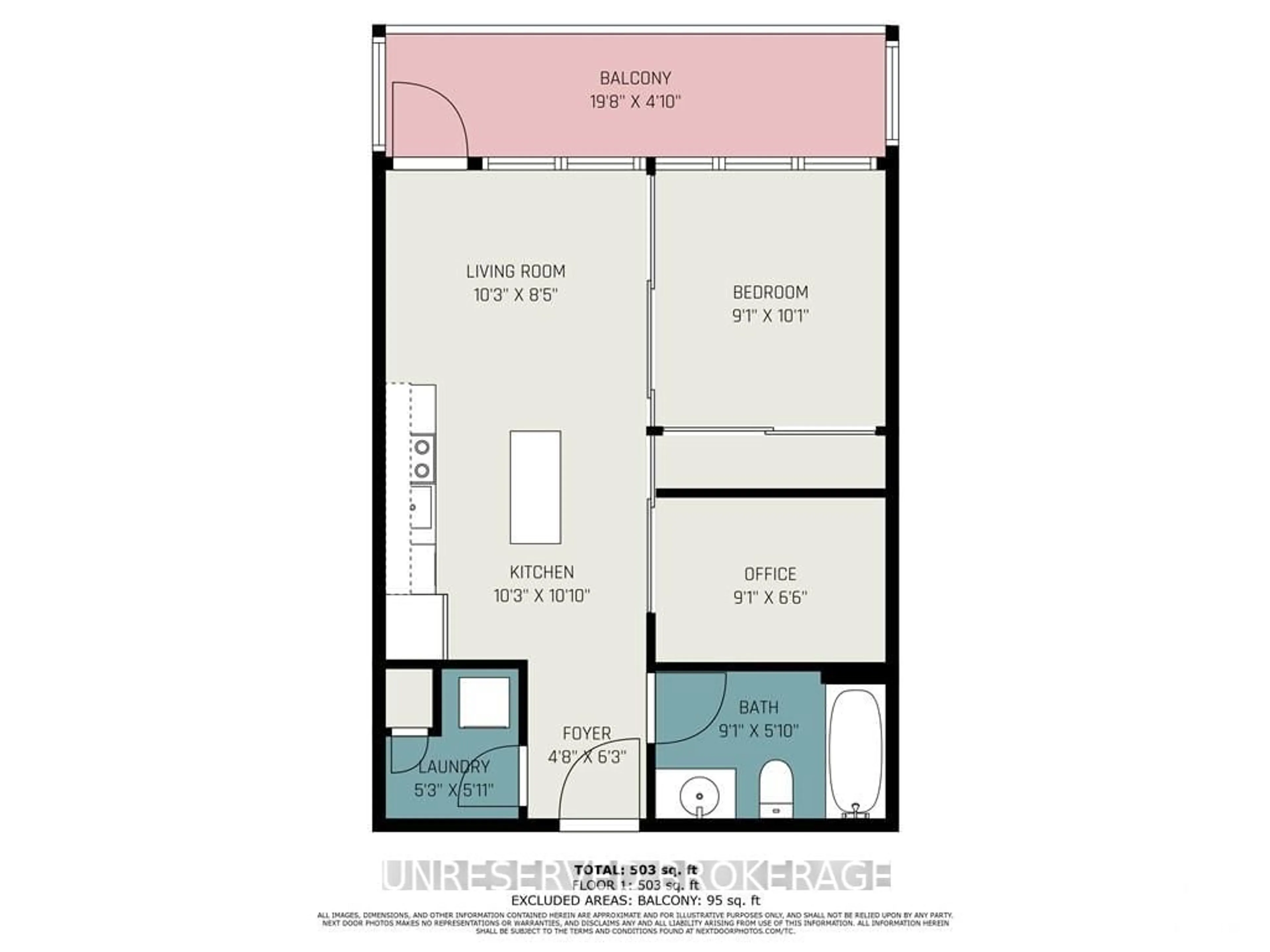 Floor plan for 340 MCLEOD St #643, Ottawa Centre Ontario K2P 1A2