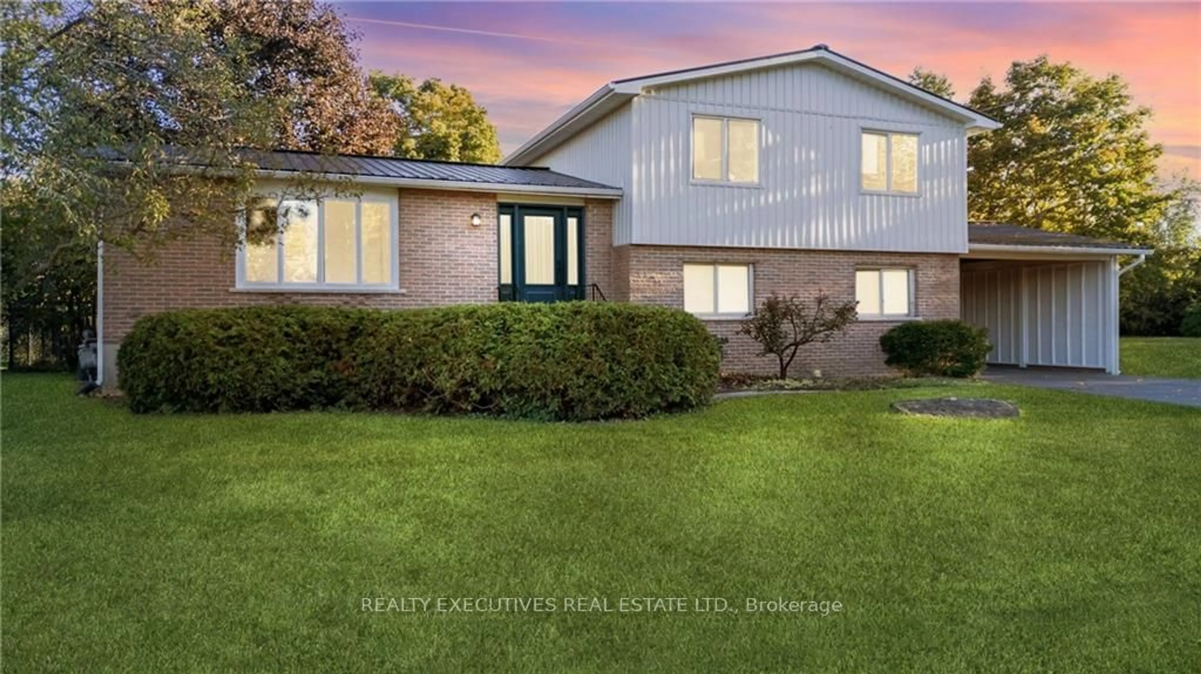 Frontside or backside of a home, the fenced backyard for 447 MAY St, North Dundas Ontario K0C 2K0