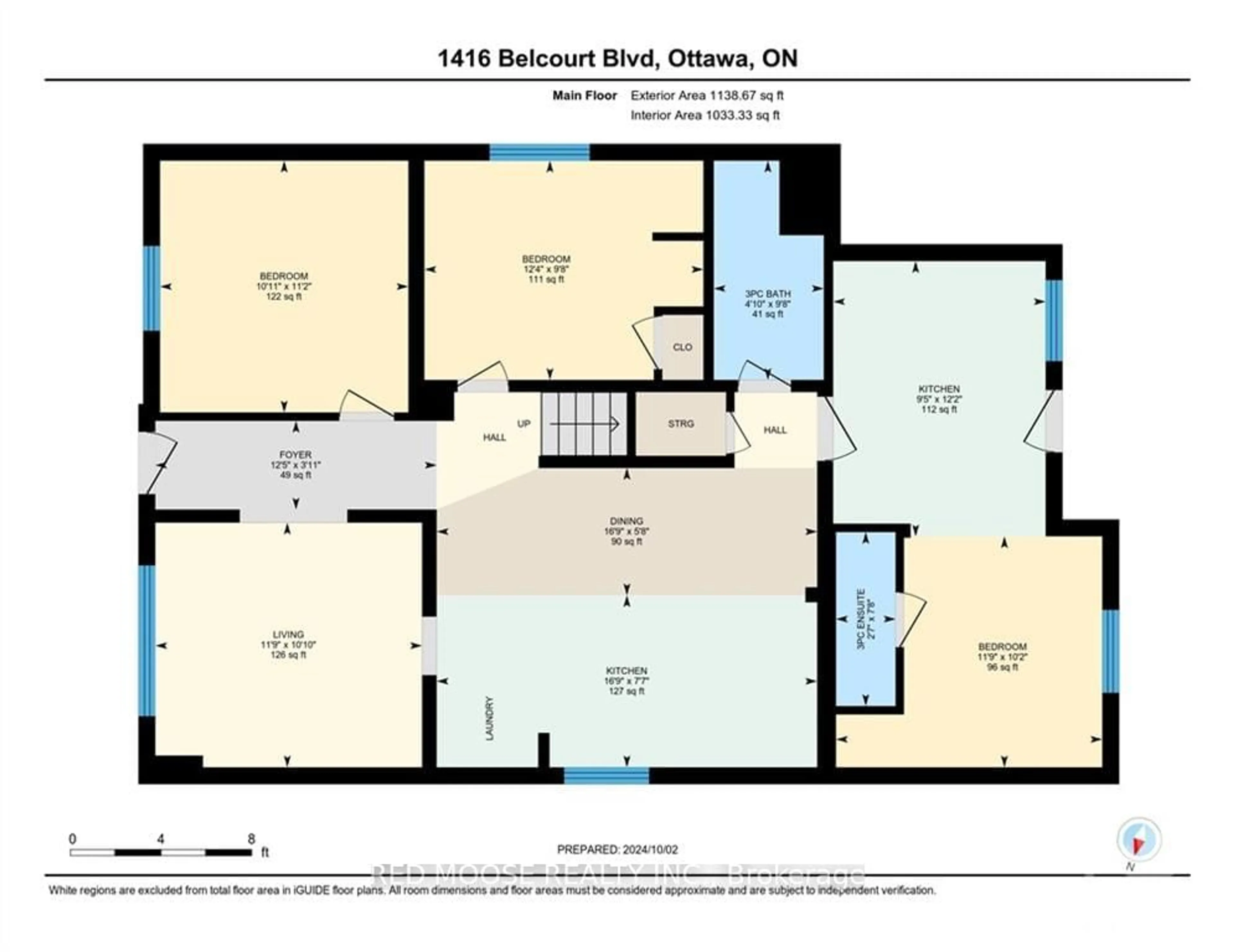 Floor plan for 1416 BELCOURT Blvd, Orleans - Convent Glen and Area Ontario K1C 1M2