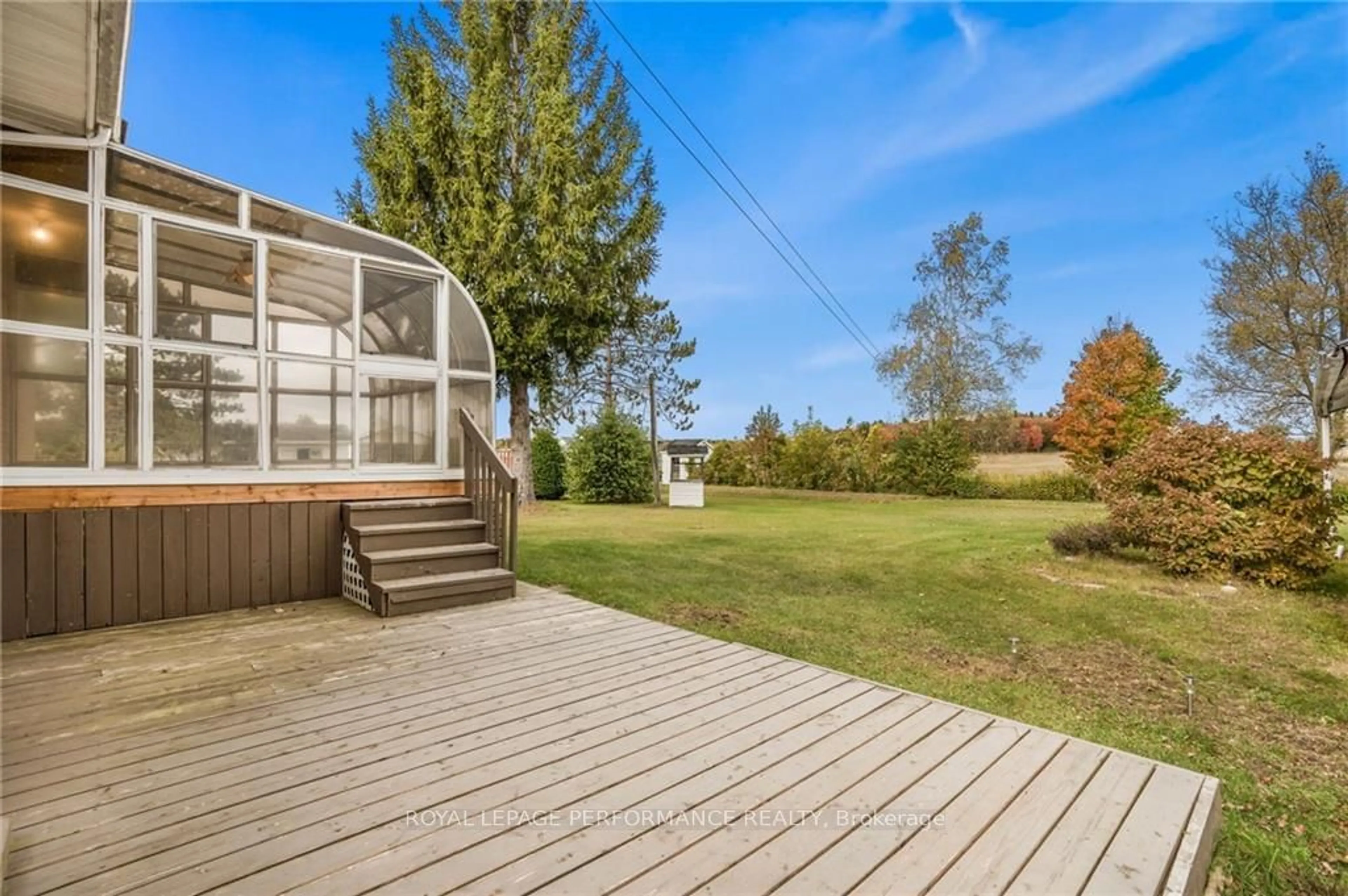 Patio, the fenced backyard for 590-592 BOLT Rd, Alfred and Plantagenet Ontario K0B 1A0