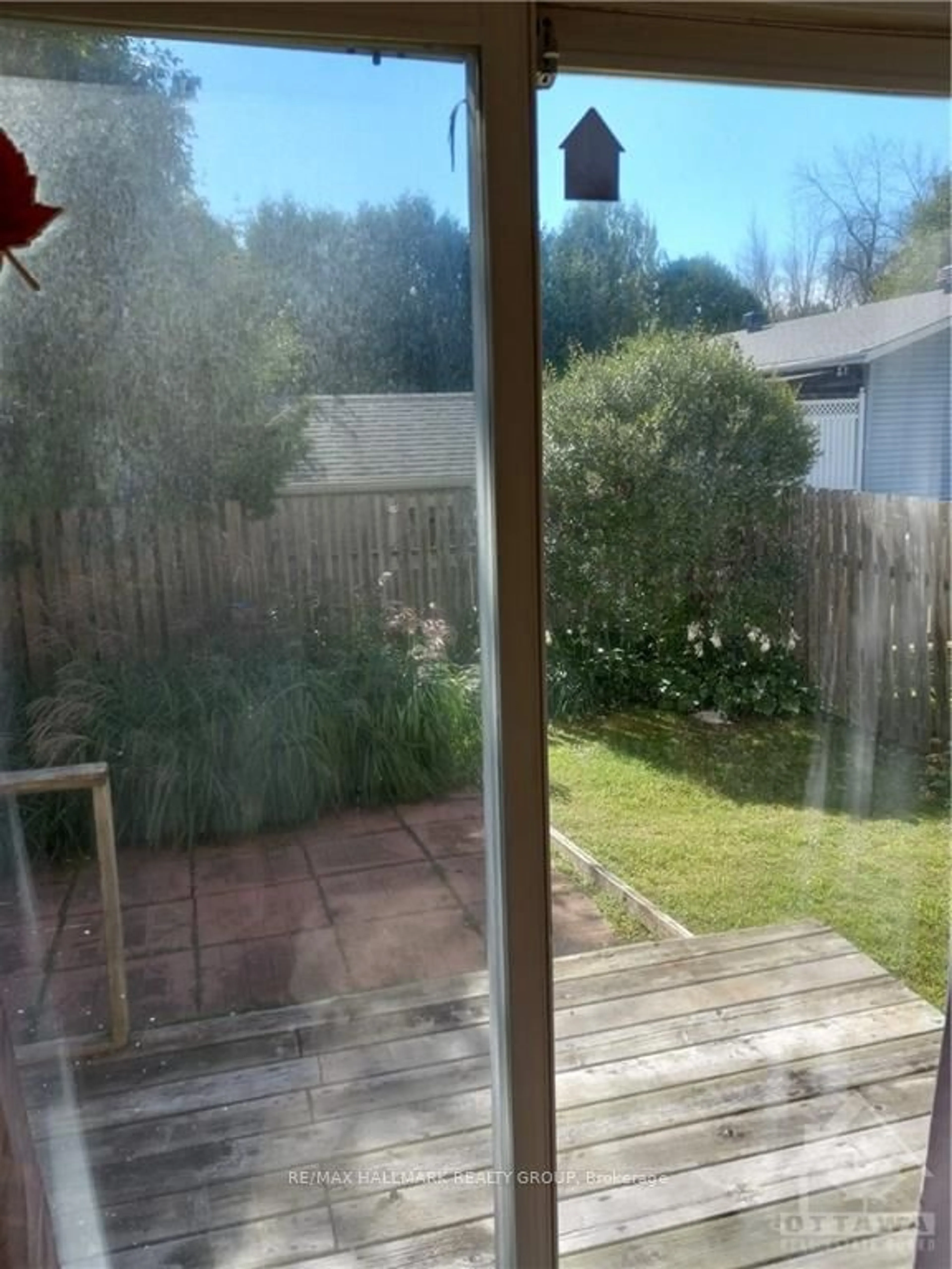 Patio, the fenced backyard for 16 CRAIG St, Perth Ontario K7H 3K1