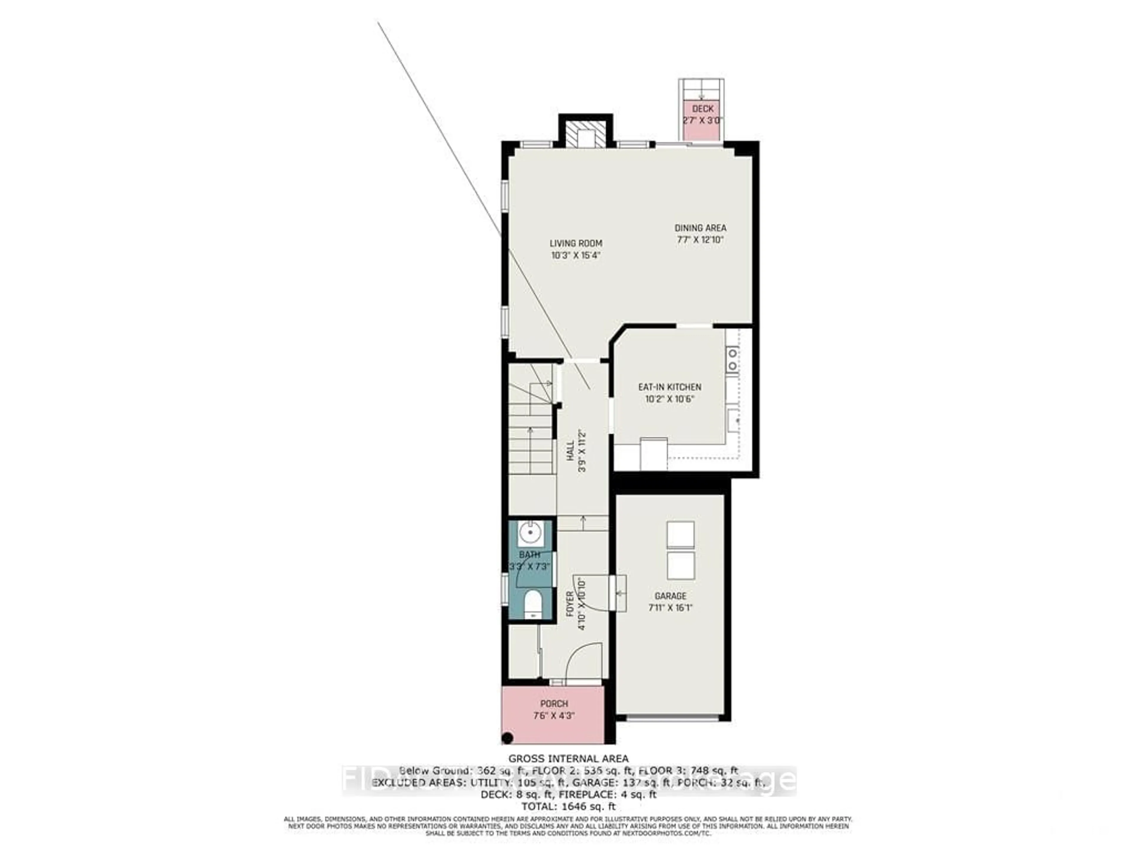 Floor plan for 53 SAN REMO, Alta Vista and Area Ontario K1G 5X9