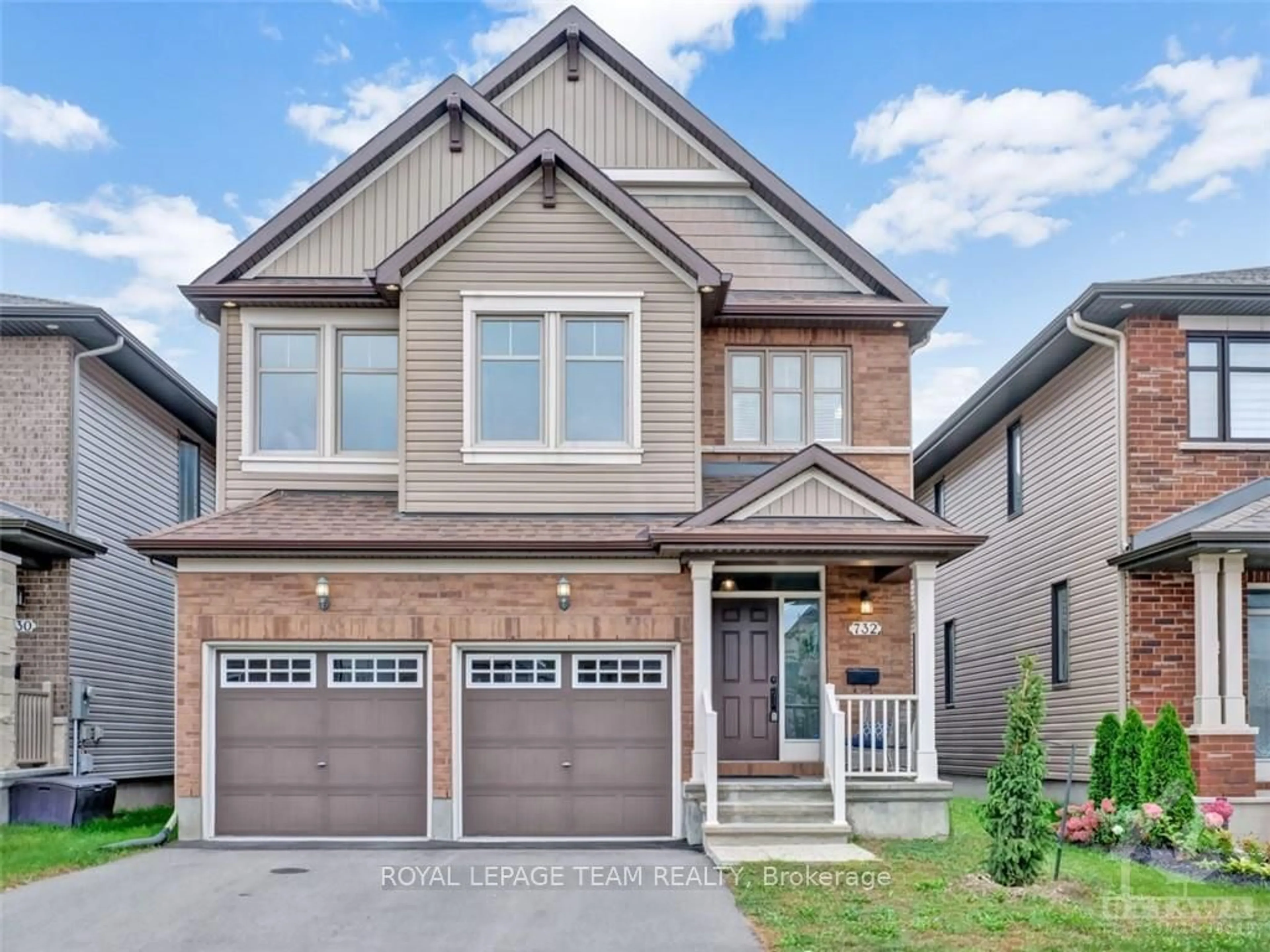 Home with brick exterior material for 732 BRIAN GOOD Ave, Blossom Park - Airport and Area Ontario K4M 0E3