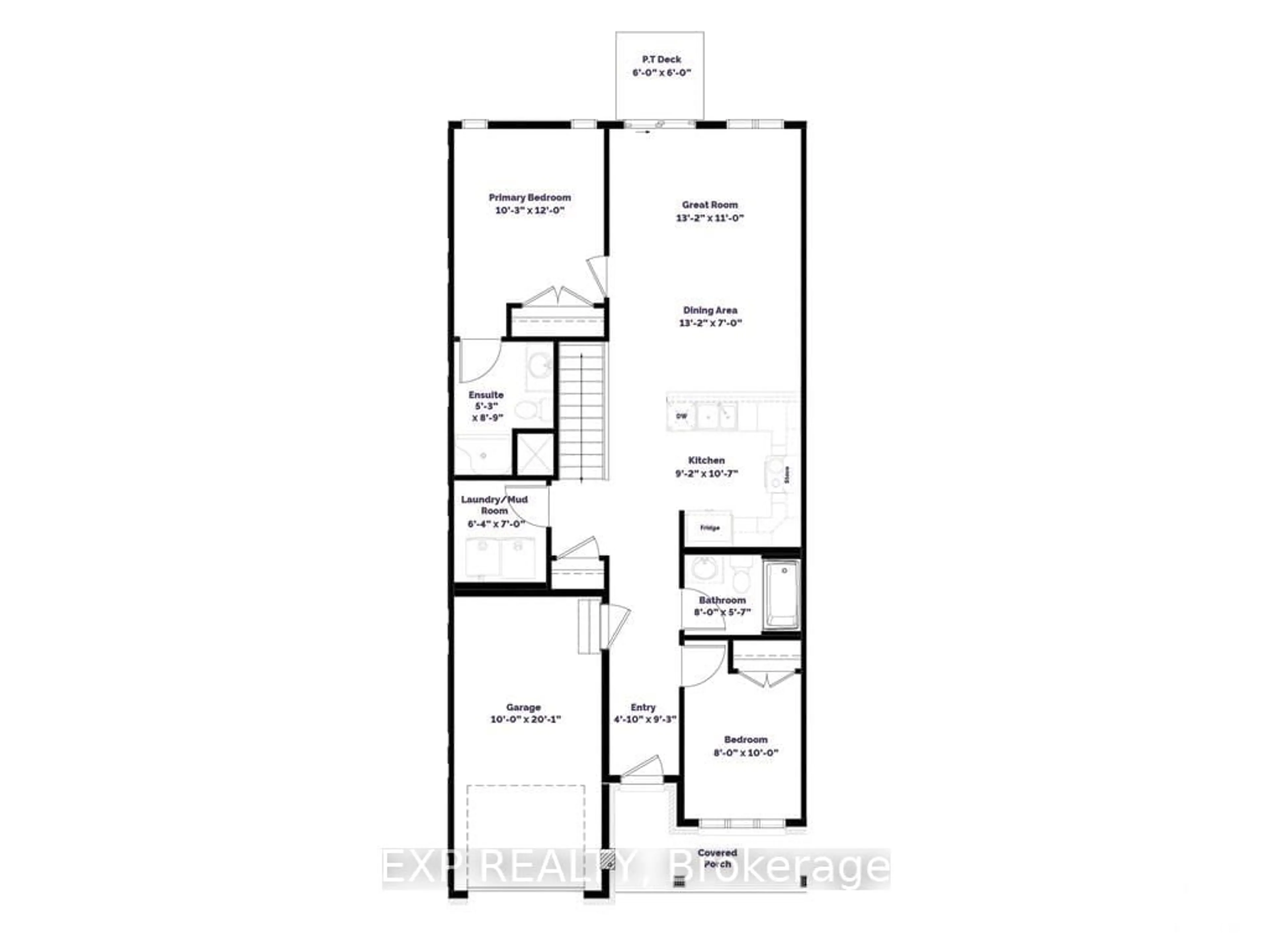 Floor plan for 825 ST JOHN St, Merrickville-Wolford Ontario K0G 1N0