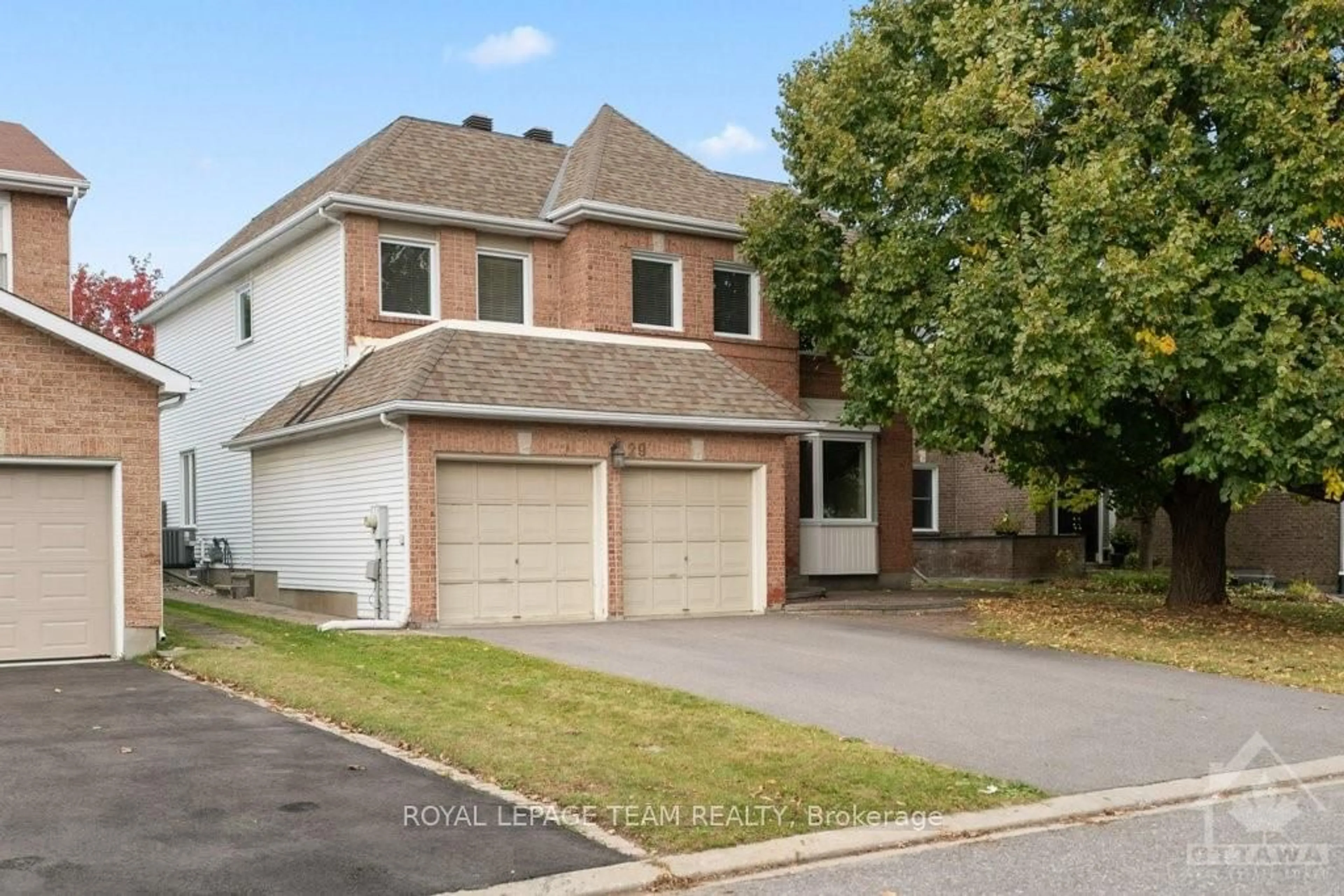 Frontside or backside of a home, the street view for 29 ACKLAM Terr, Kanata Ontario K2K 2H6