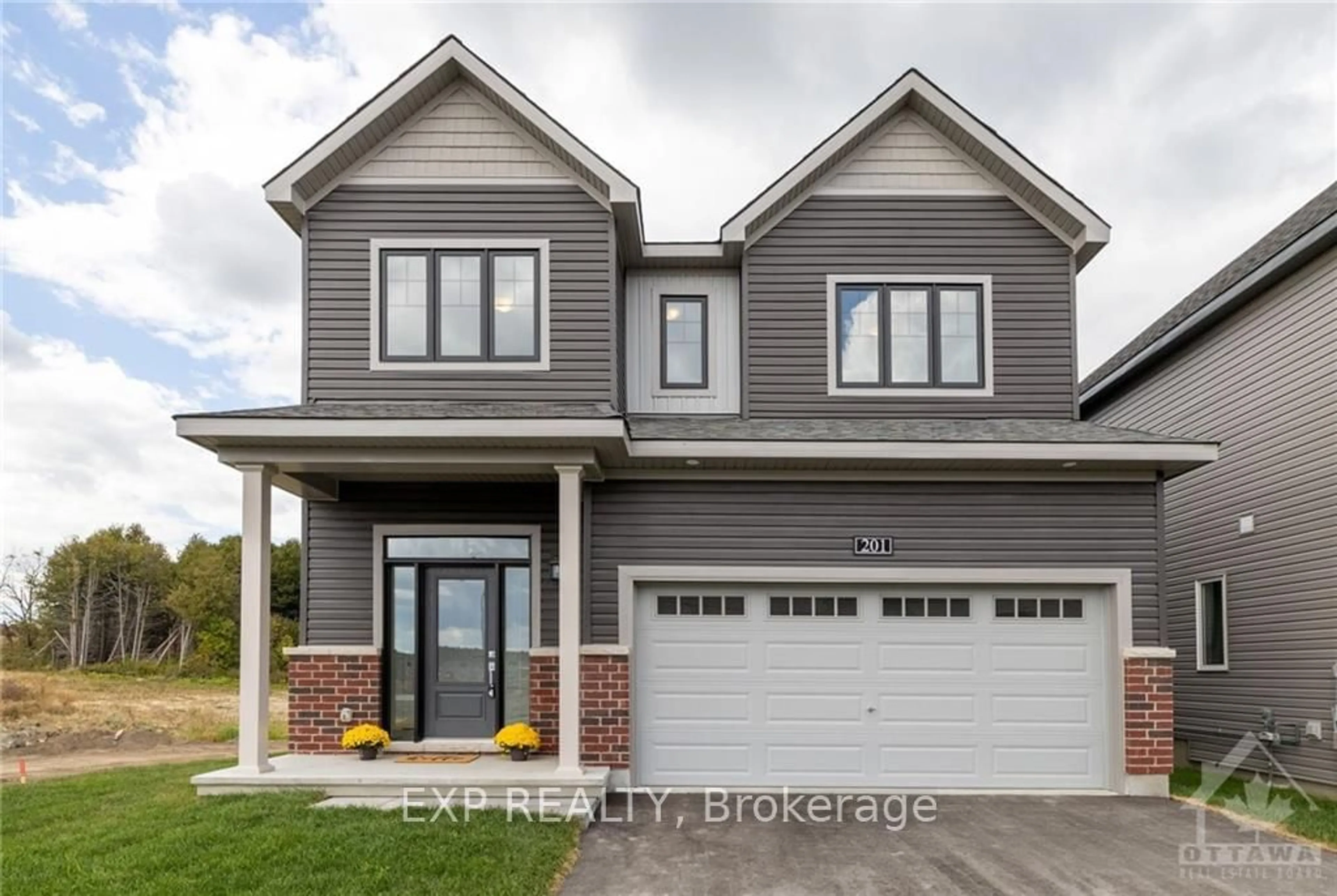 Frontside or backside of a home, cottage for 201 ELSIE MACGILL Walk, Kanata Ontario K2W 0L5