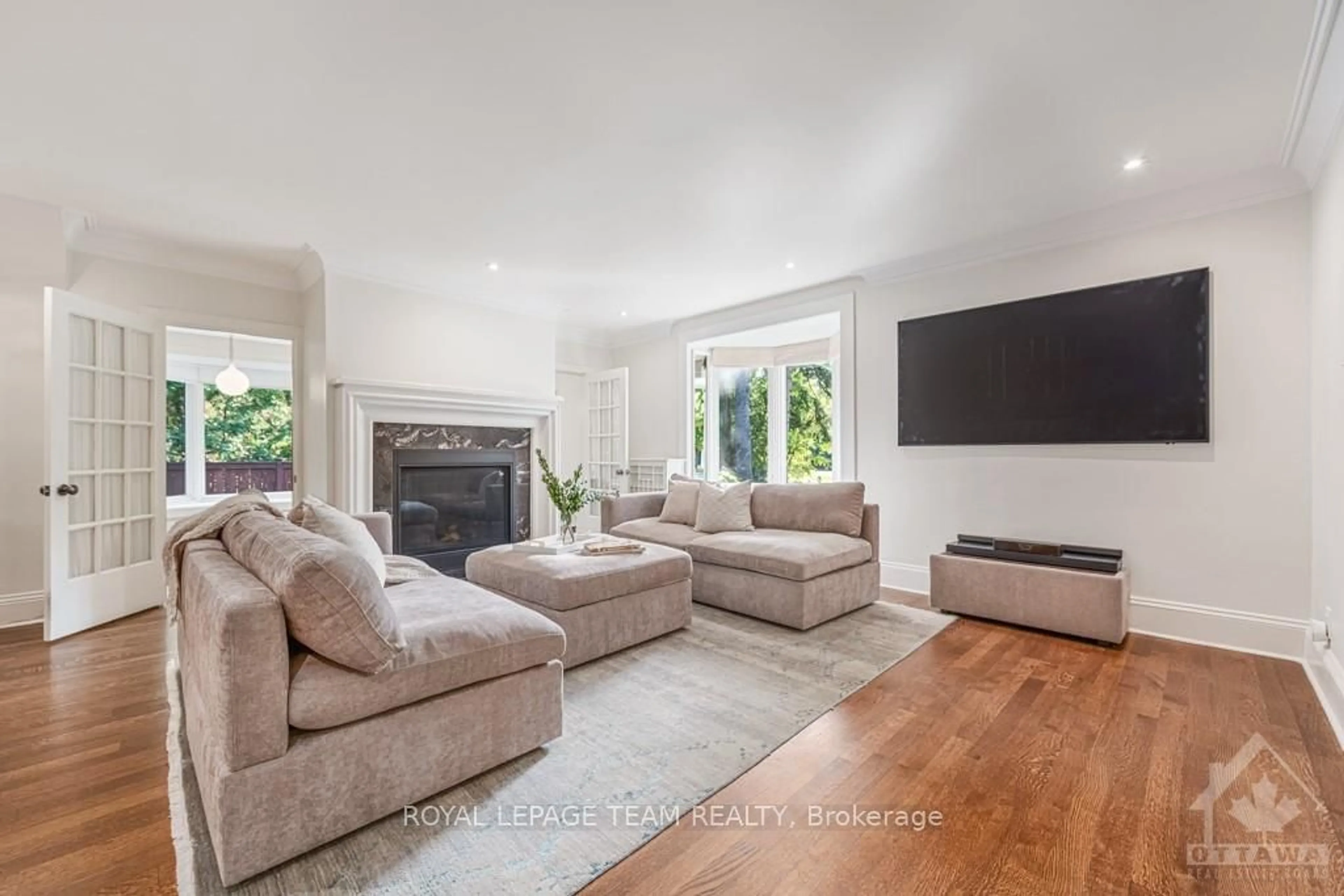 Living room, wood floors for 1344 LISGAR Rd, Rockcliffe Park Ontario K1M 0E9