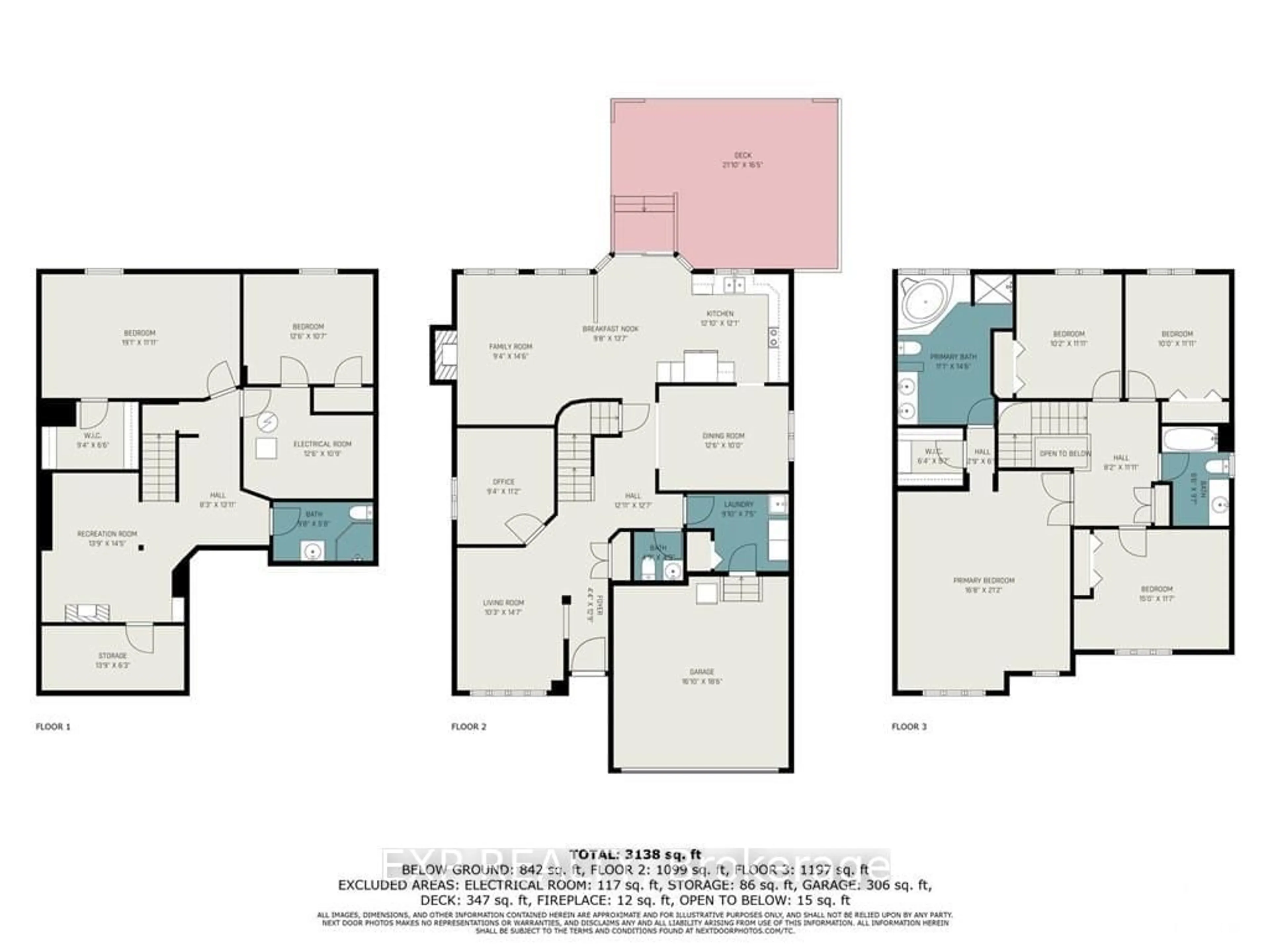 Floor plan for 100 MONTEROSSA St, Stittsville - Munster - Richmond Ontario K2S 2H5