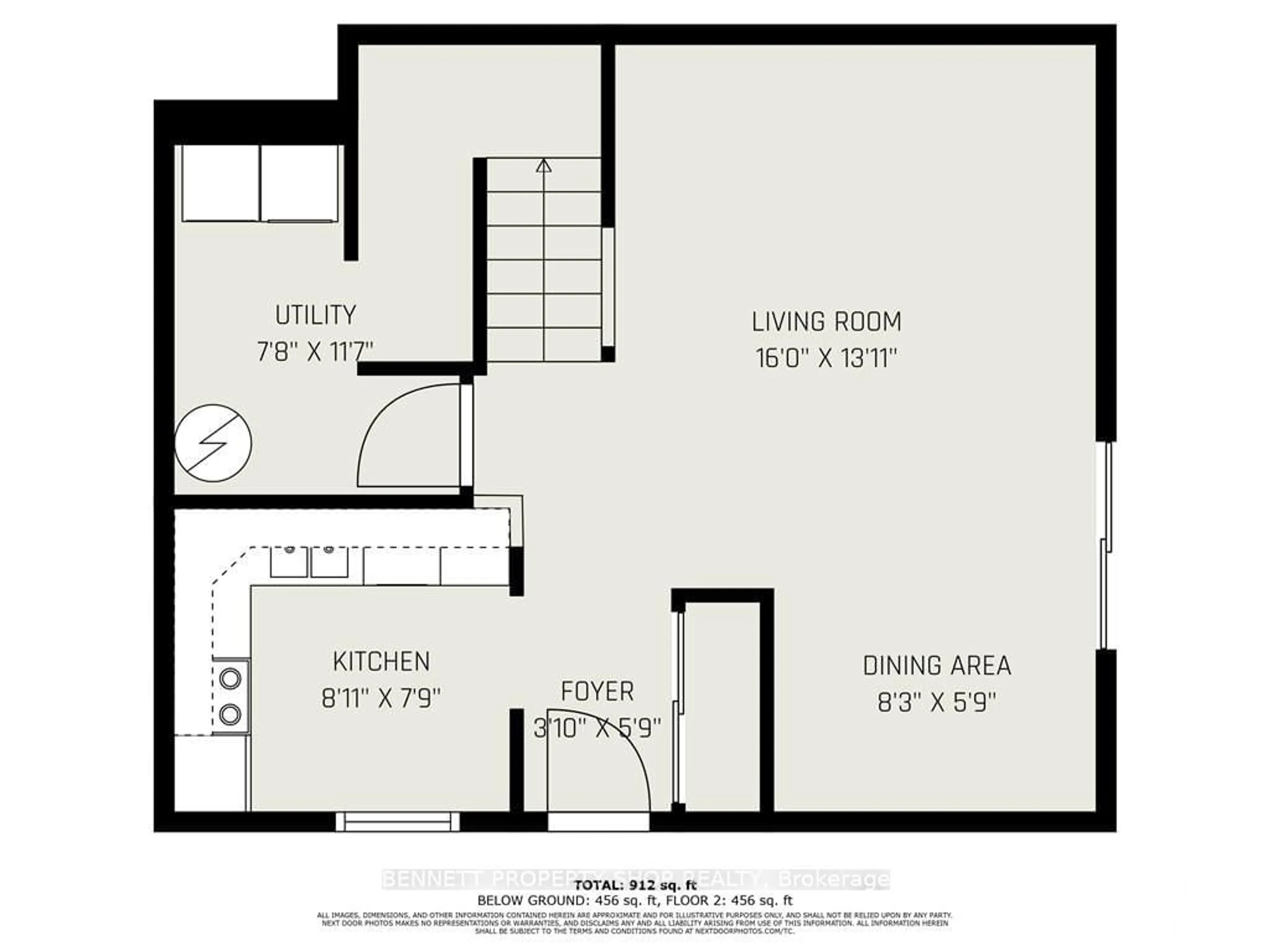 Floor plan for 1250 MCWATTERS Rd #55, Parkway Park - Queensway Terrace S and Area Ontario K2C 3P5