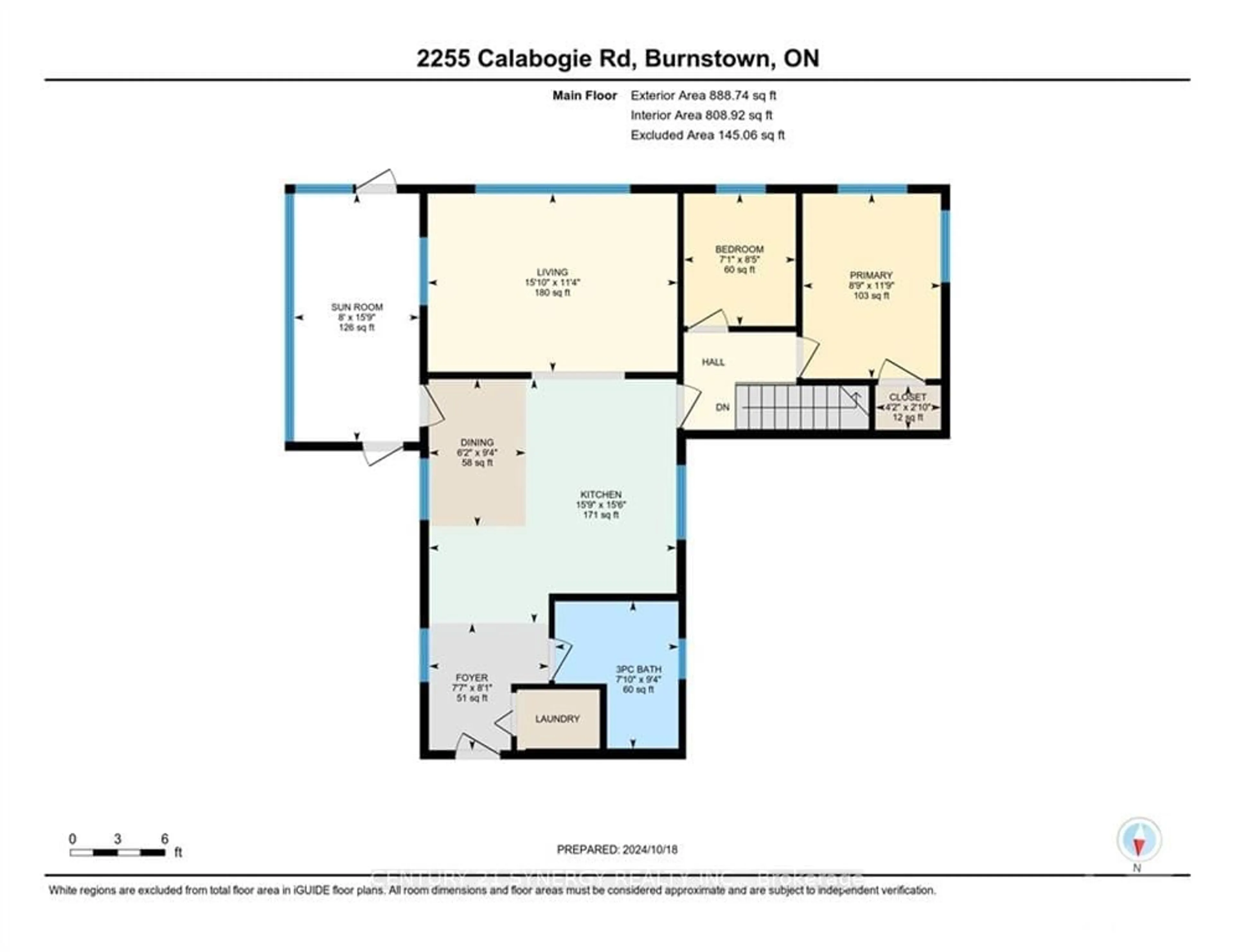 Floor plan for 2255 B CALABOGIE Rd, Greater Madawaska Ontario K0J 1G0