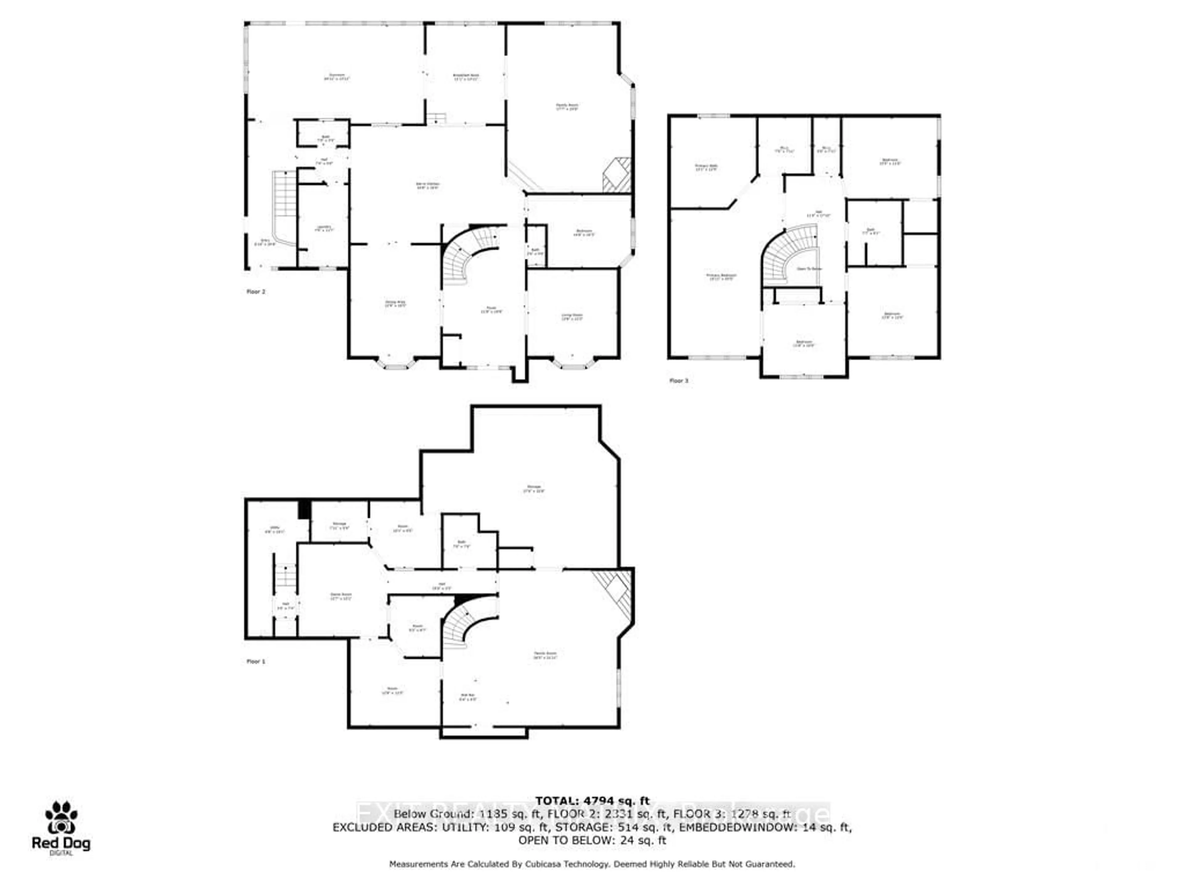 Floor plan for 2845 FRONT Rd, East Hawkesbury Ontario K6A 2R2