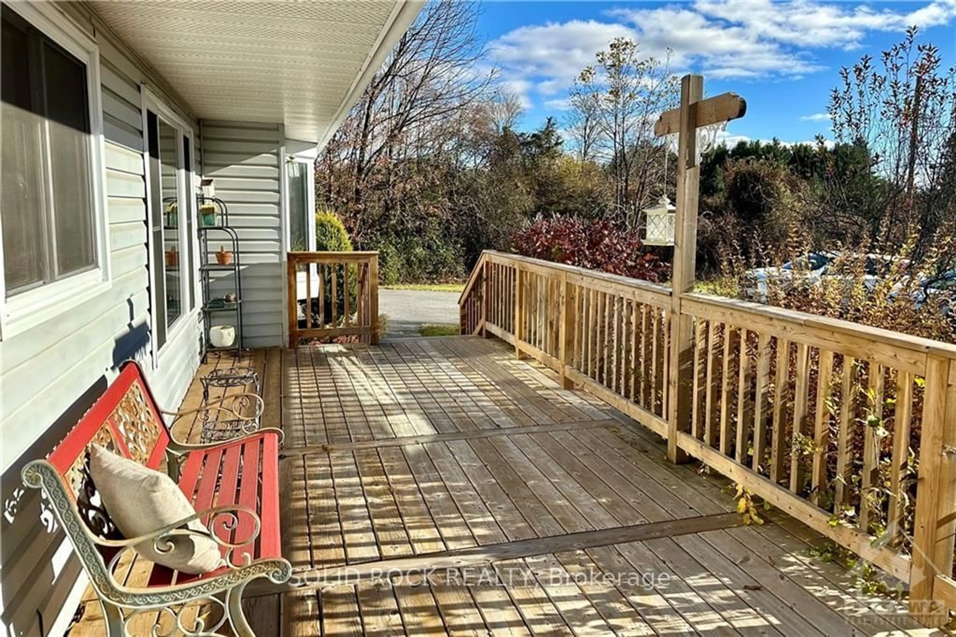 Patio, the fenced backyard for 797 EIGHTH CONCESSION Rd, Rideau Lakes Ontario K0G 1X0