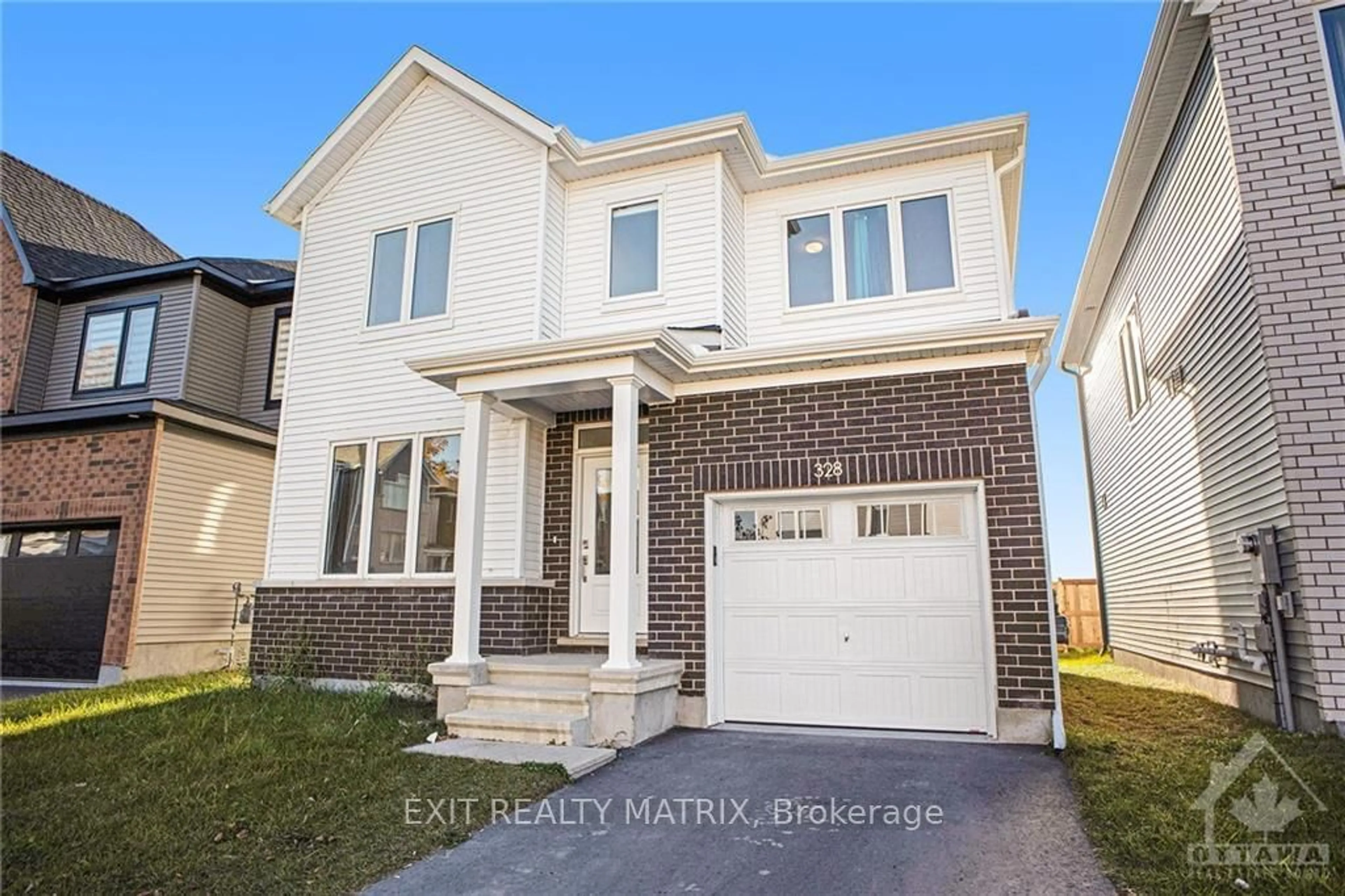 Home with brick exterior material for 328 APPALACHIAN Circ, Barrhaven Ontario K2J 6X3