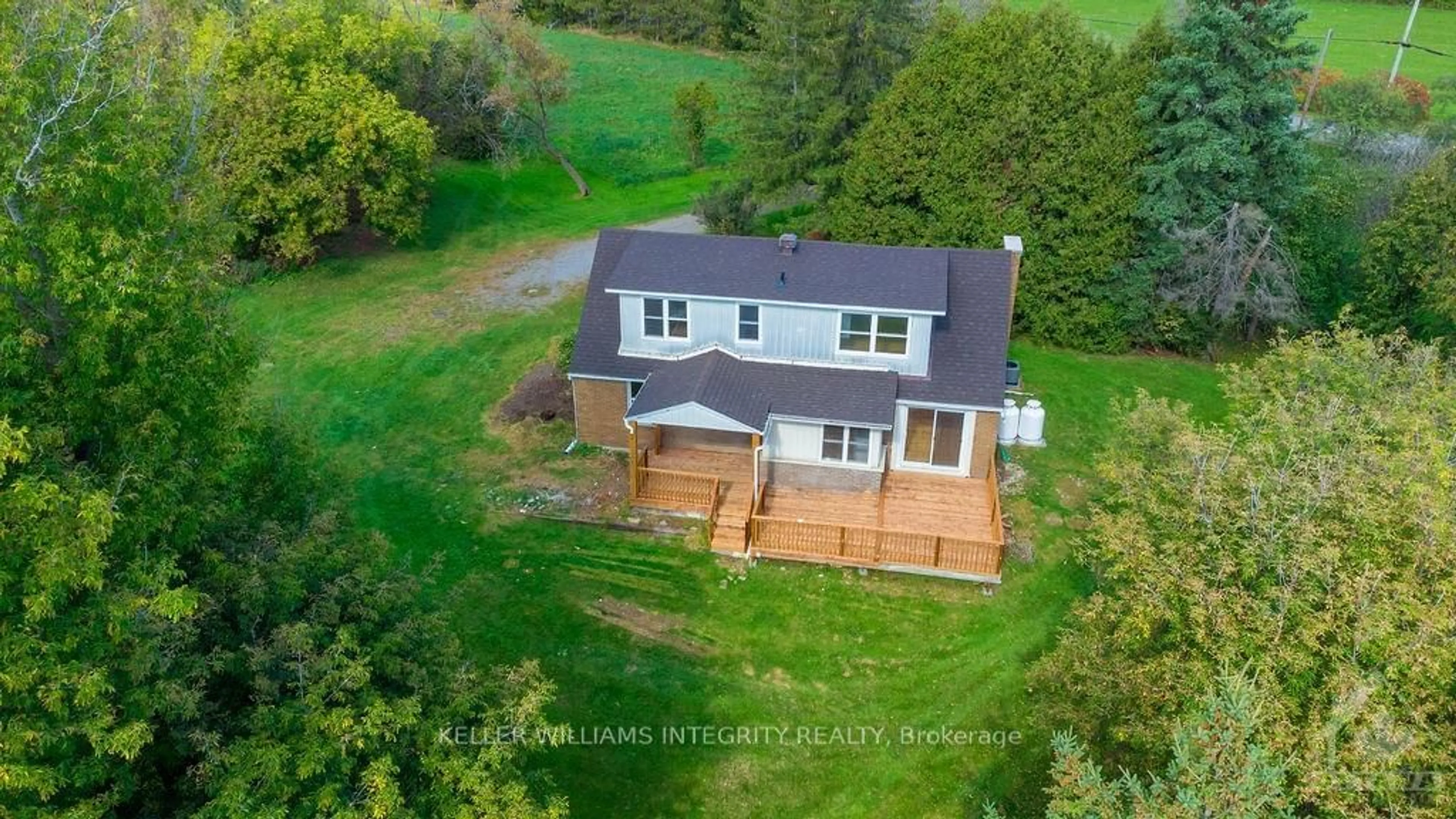 Frontside or backside of a home, the fenced backyard for 4388 THIRD LINE Rd, South Glengarry Ontario K0C 1Z0