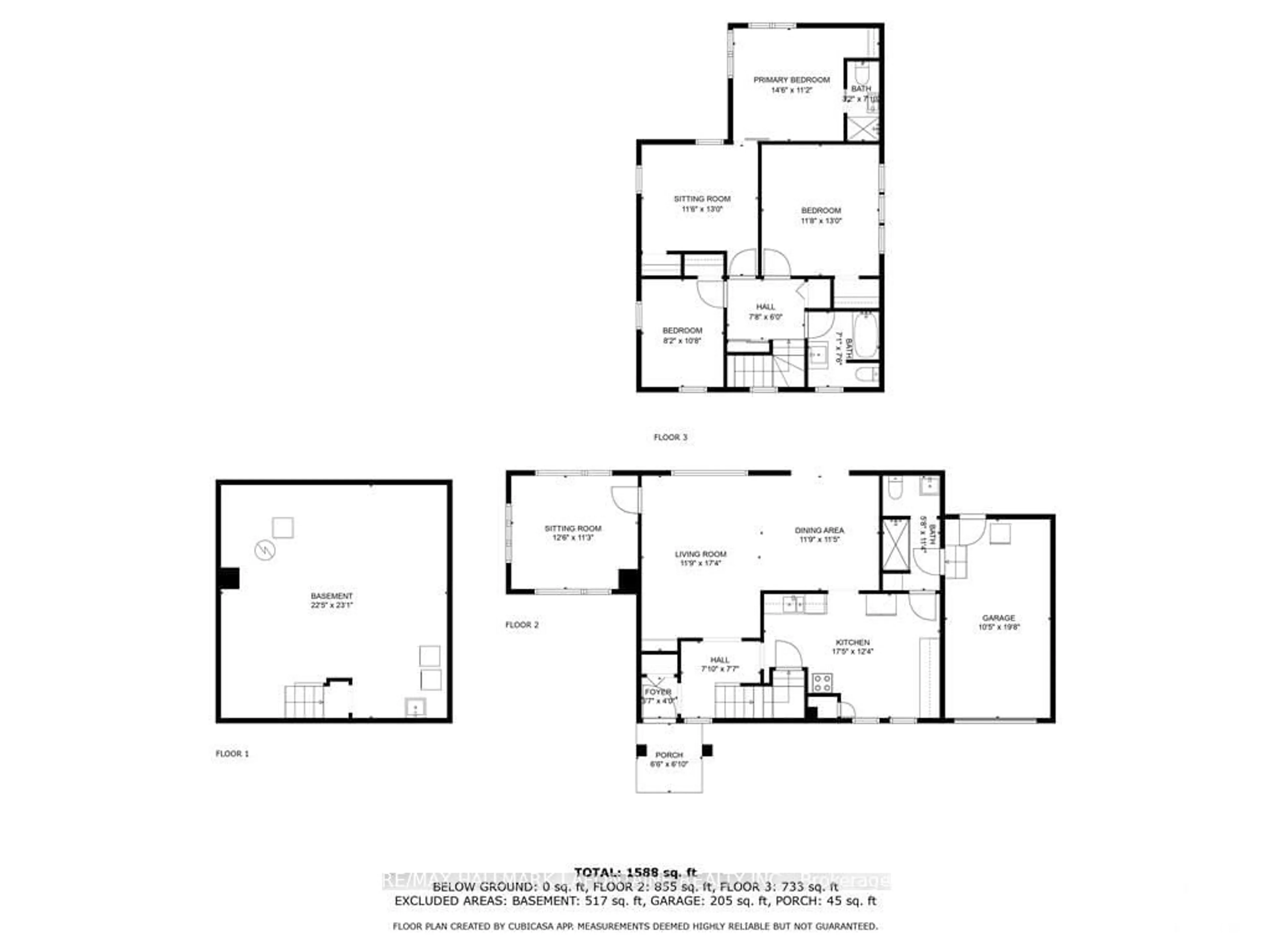 Floor plan for 35 FARNHAM Cres, Manor Park - Cardinal Glen and Area Ontario K1K 0G1