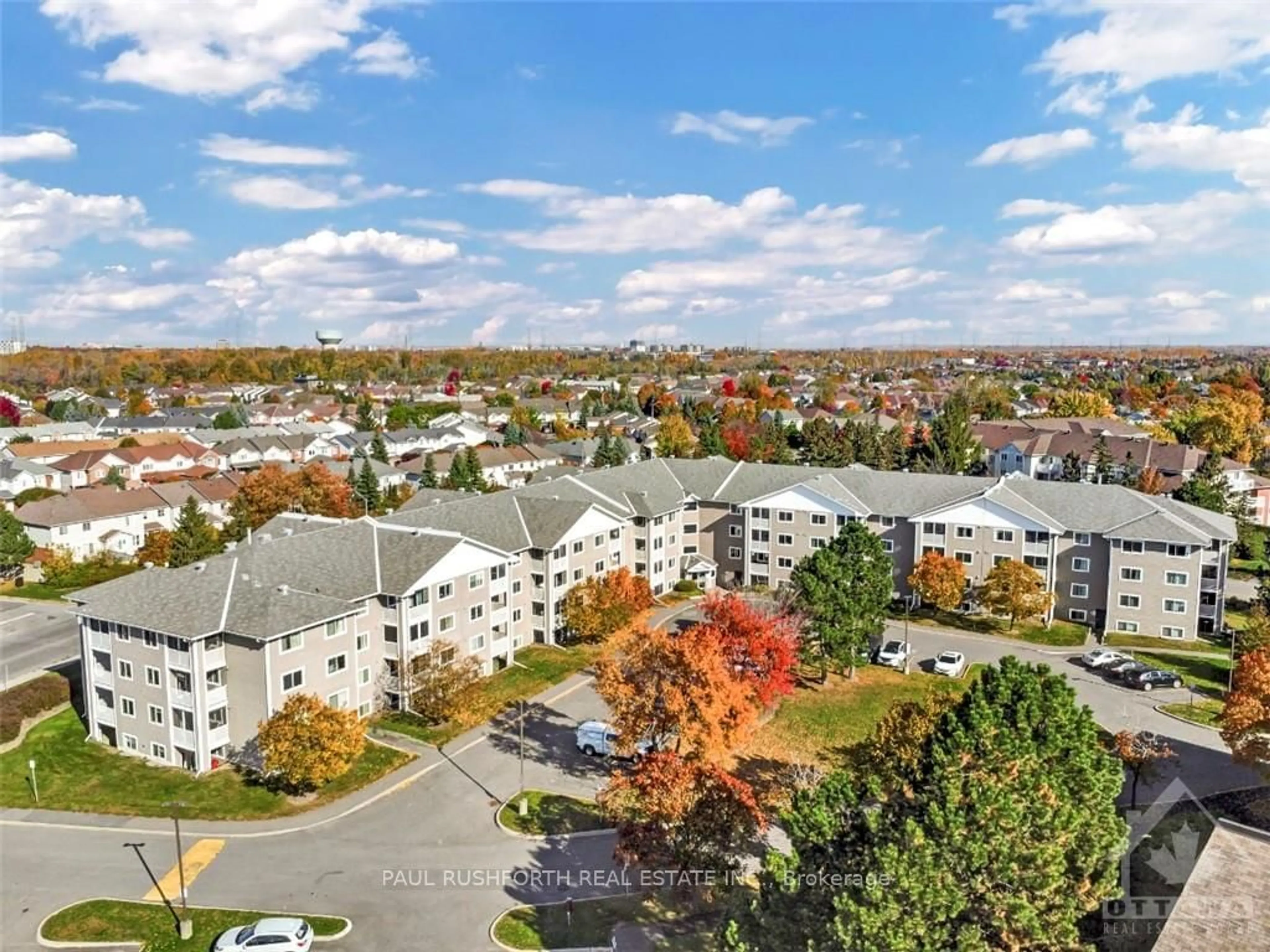 A pic from exterior of the house or condo, the view of city buildings for 316 LORRY GREENBERG Dr #116, Hunt Club - South Keys and Area Ontario K1T 2P4