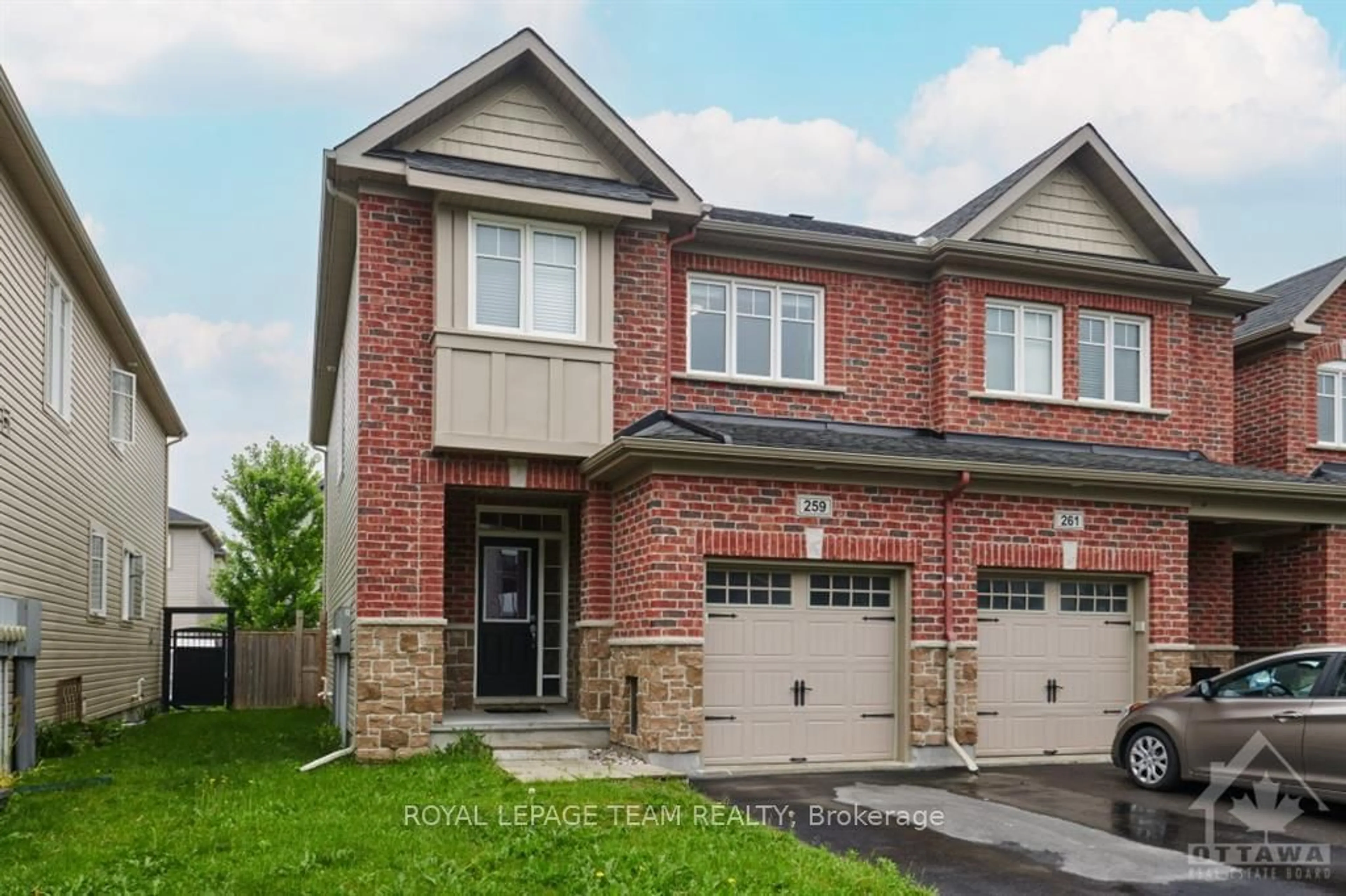 Home with brick exterior material for 259 LIVERY St, Kanata Ontario K2V 0A5