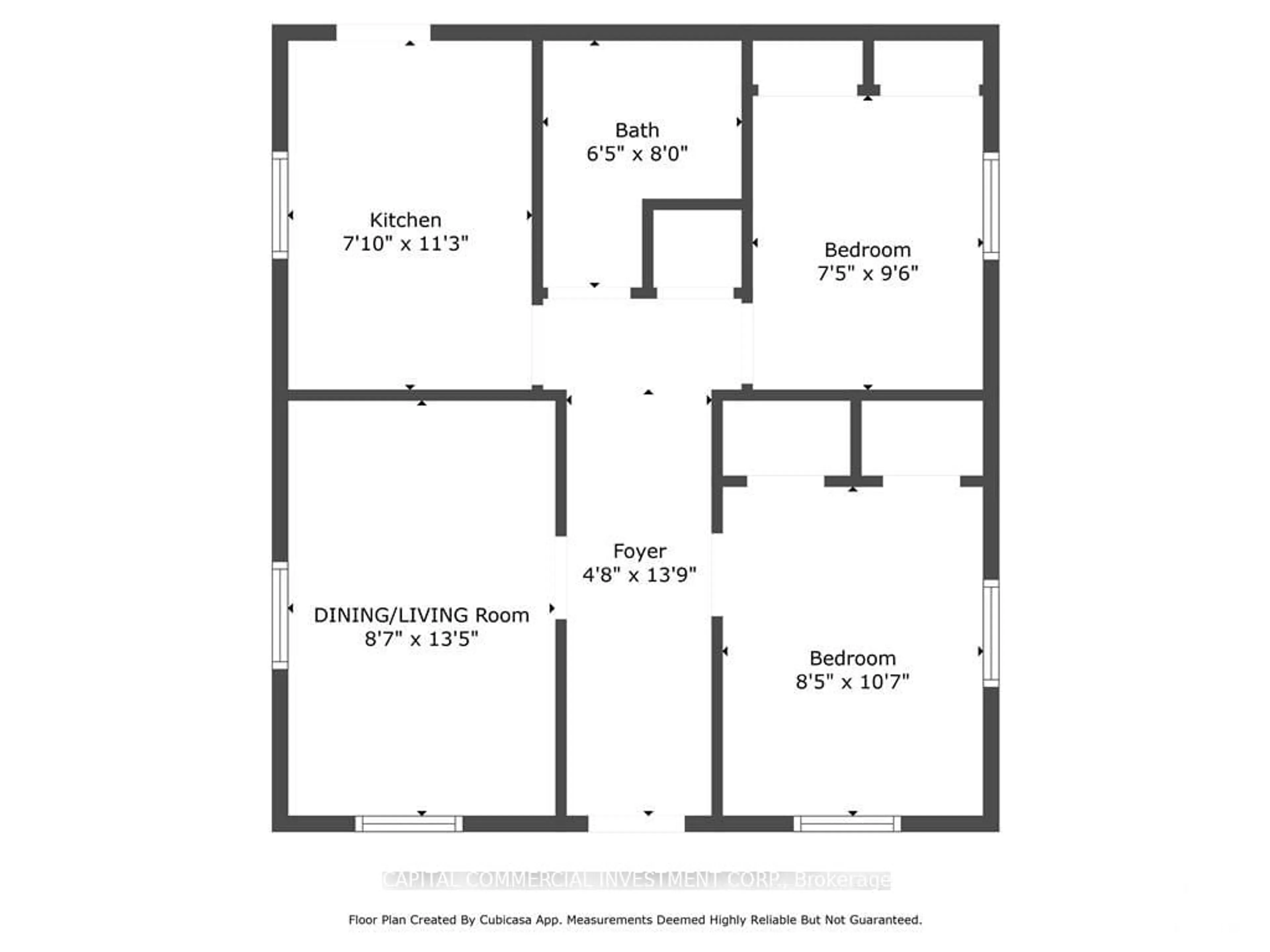 Floor plan for 114 BARRETTE St, Vanier and Kingsview Park Ontario K1L 8A1