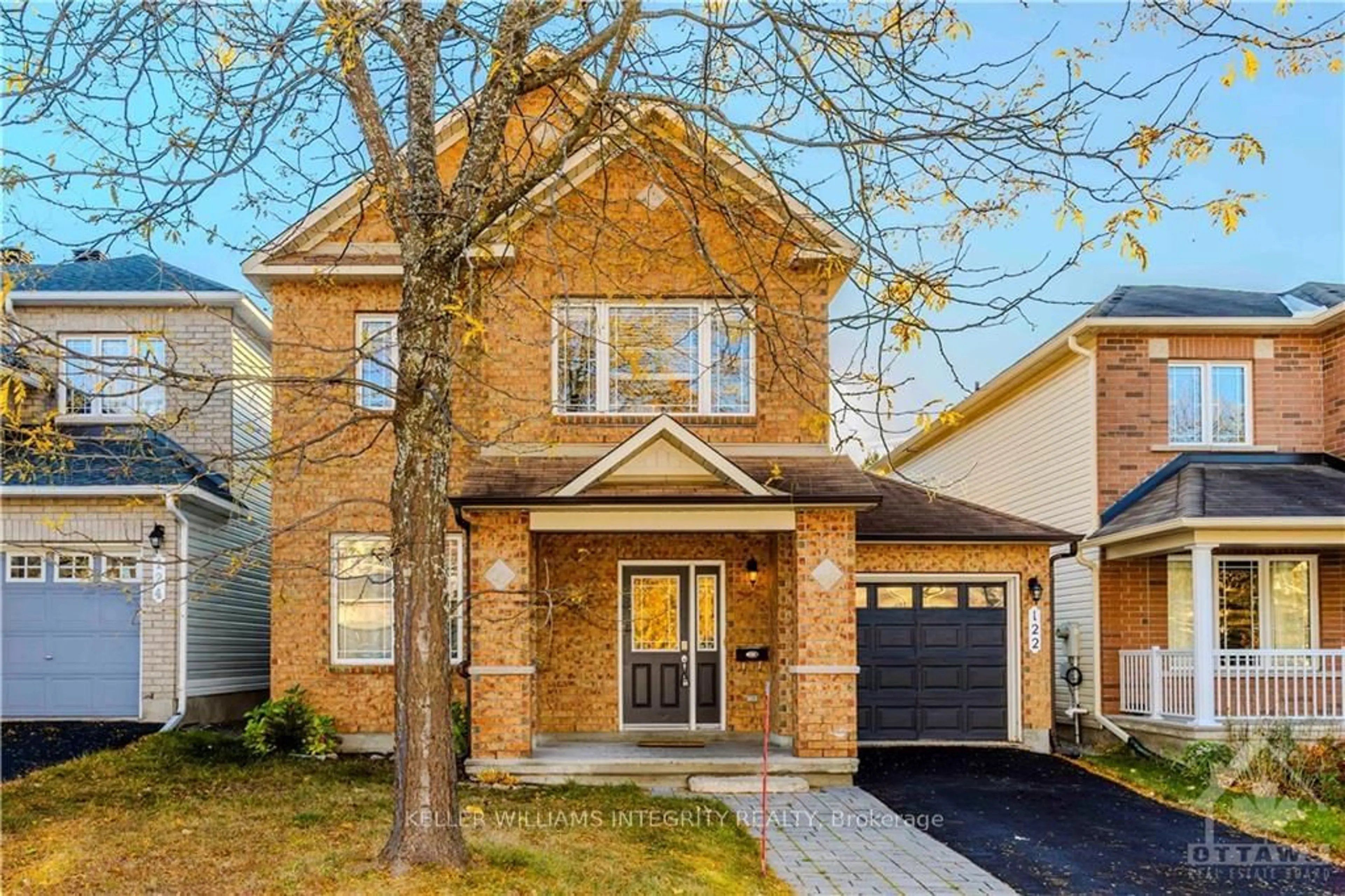 Home with brick exterior material for 122 WHERNSIDE Terr, Kanata Ontario K2W 0C6