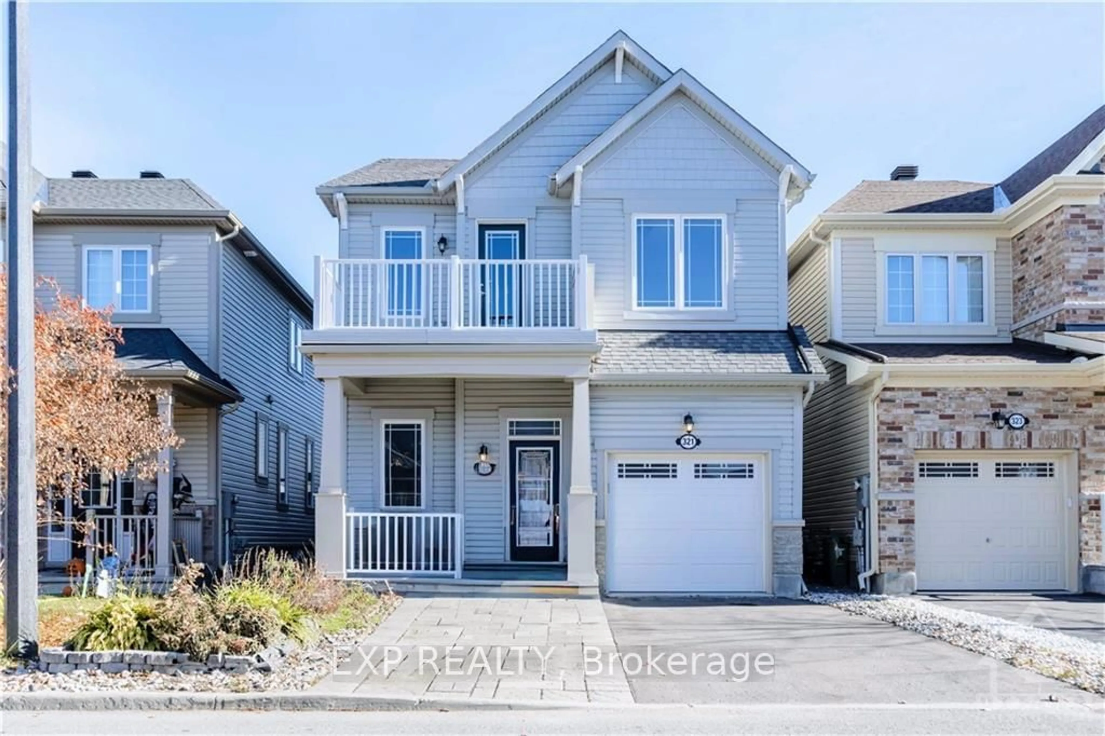 Frontside or backside of a home, cottage for 321 EVERGLADE Way, Kanata Ontario K2M 0K9