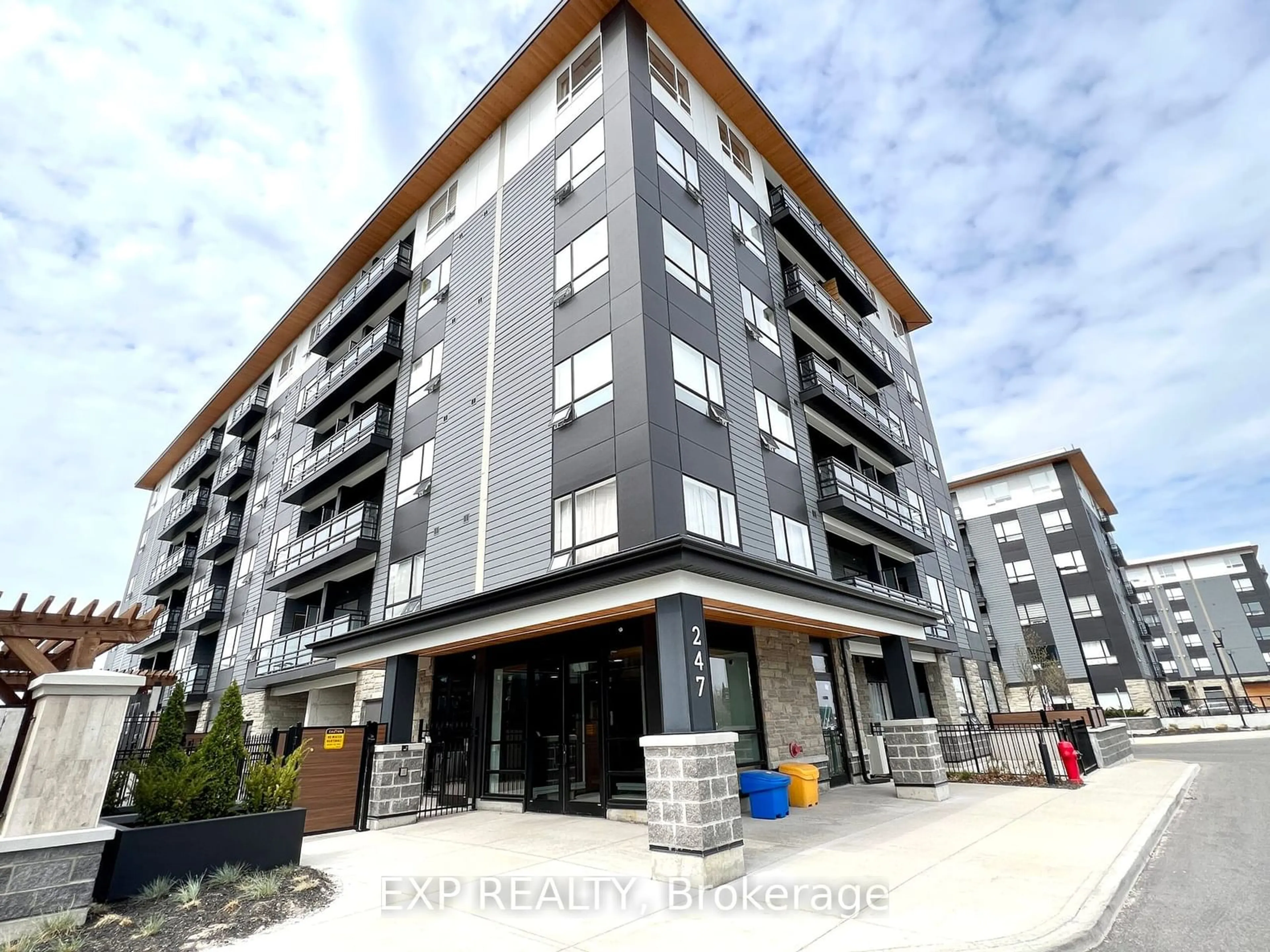 A pic from exterior of the house or condo, the front or back of building for 247 Northfield Dr #208, Waterloo Ontario N2K 0H1