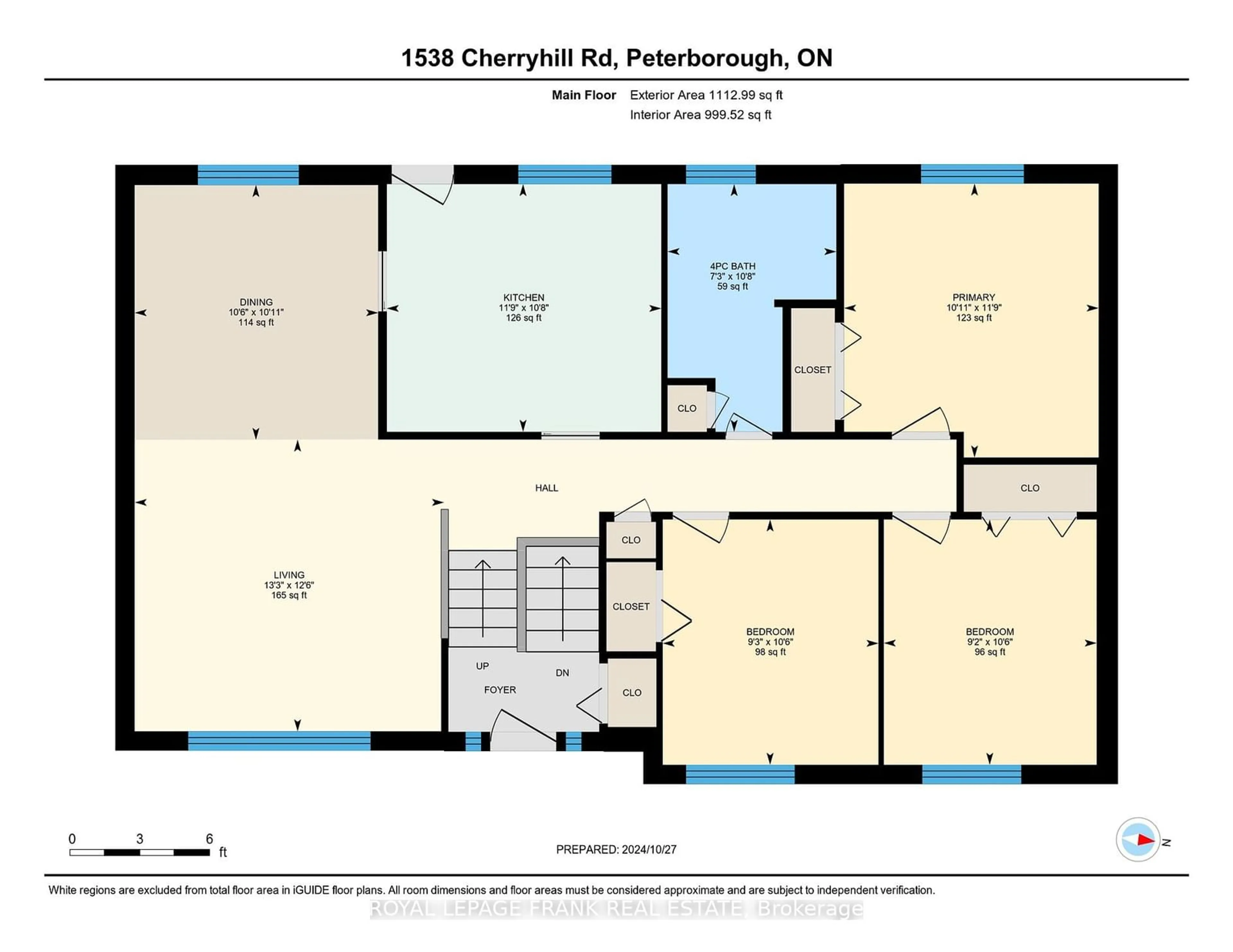 Floor plan for 1538 Cherryhill Rd, Peterborough Ontario K9K 1A8