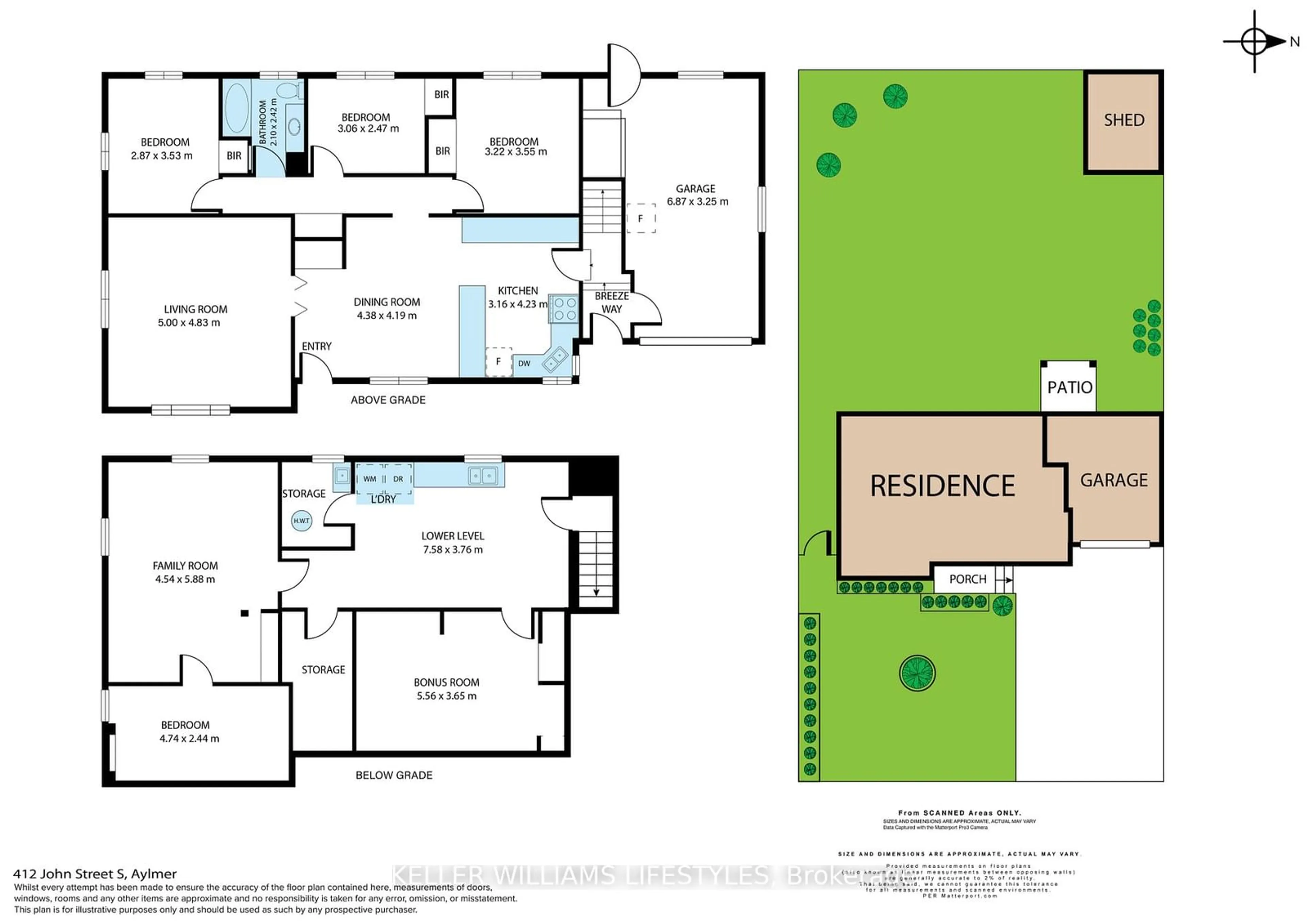 Floor plan for 412 John St, Aylmer Ontario N5H 2E4