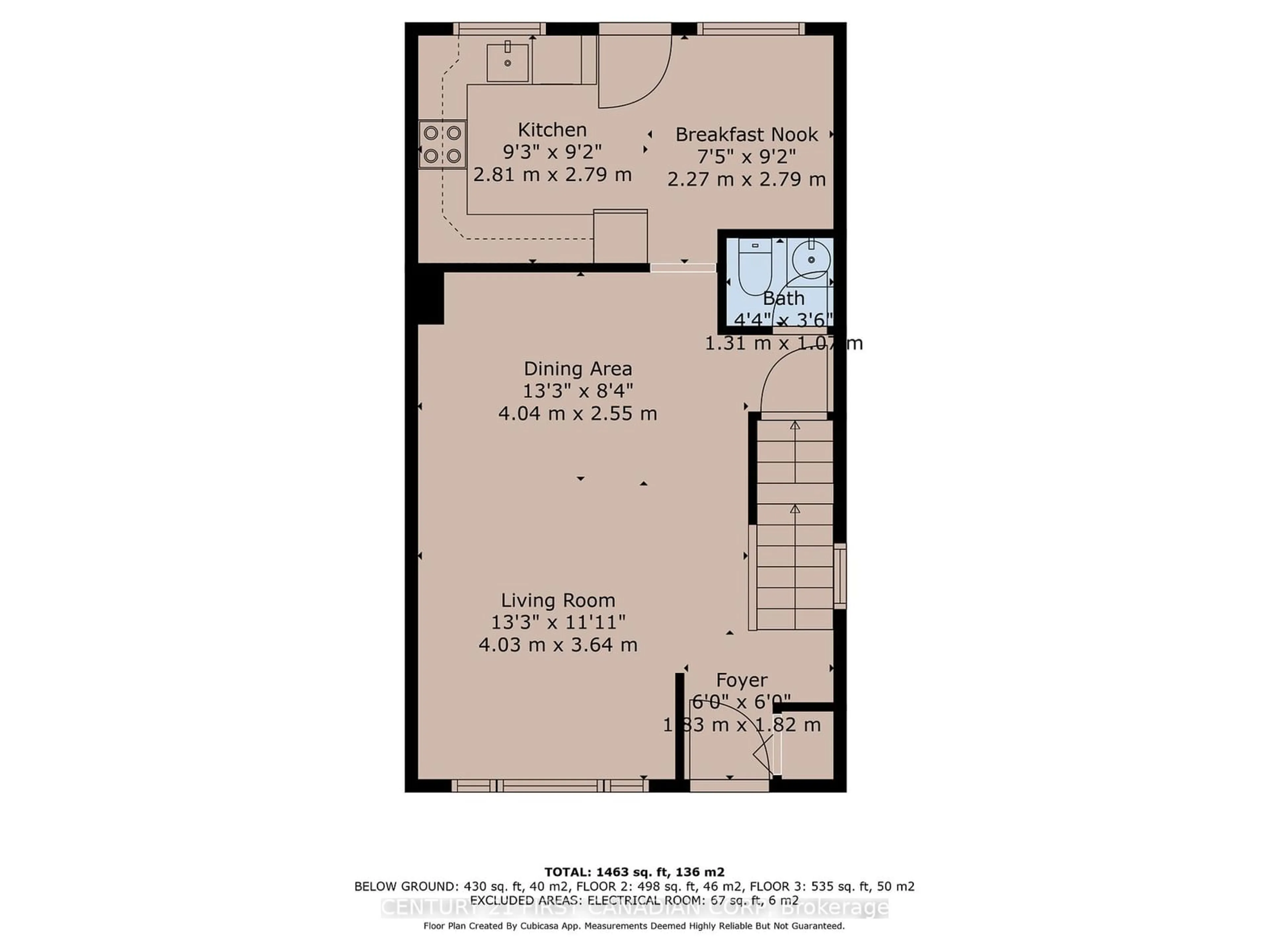 Floor plan for 1095 Jalna Blvd #64, London Ontario N6E 2Y7