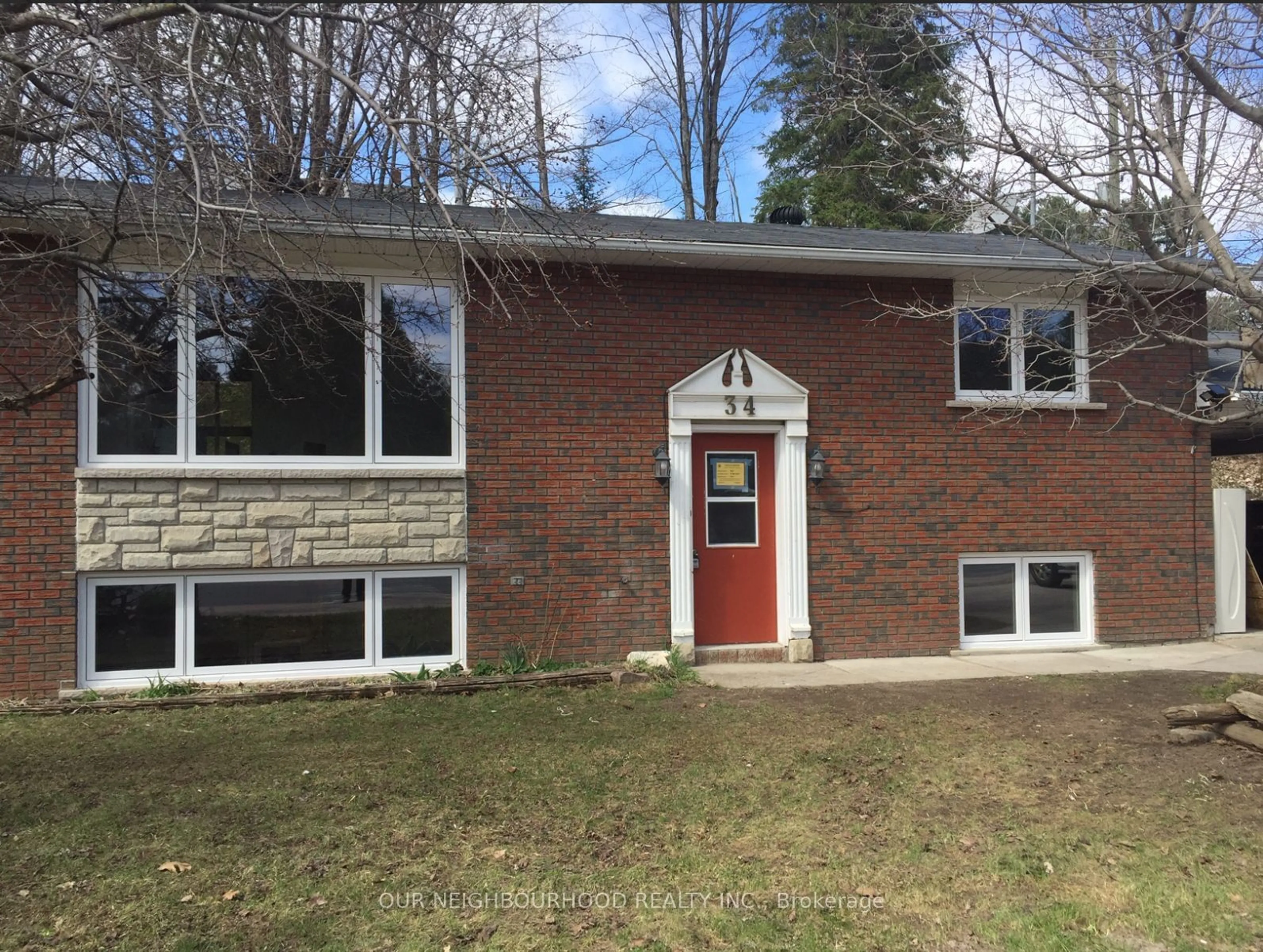 Frontside or backside of a home, the front or back of building for 34 Bridge St, Bancroft Ontario K0L 1C0