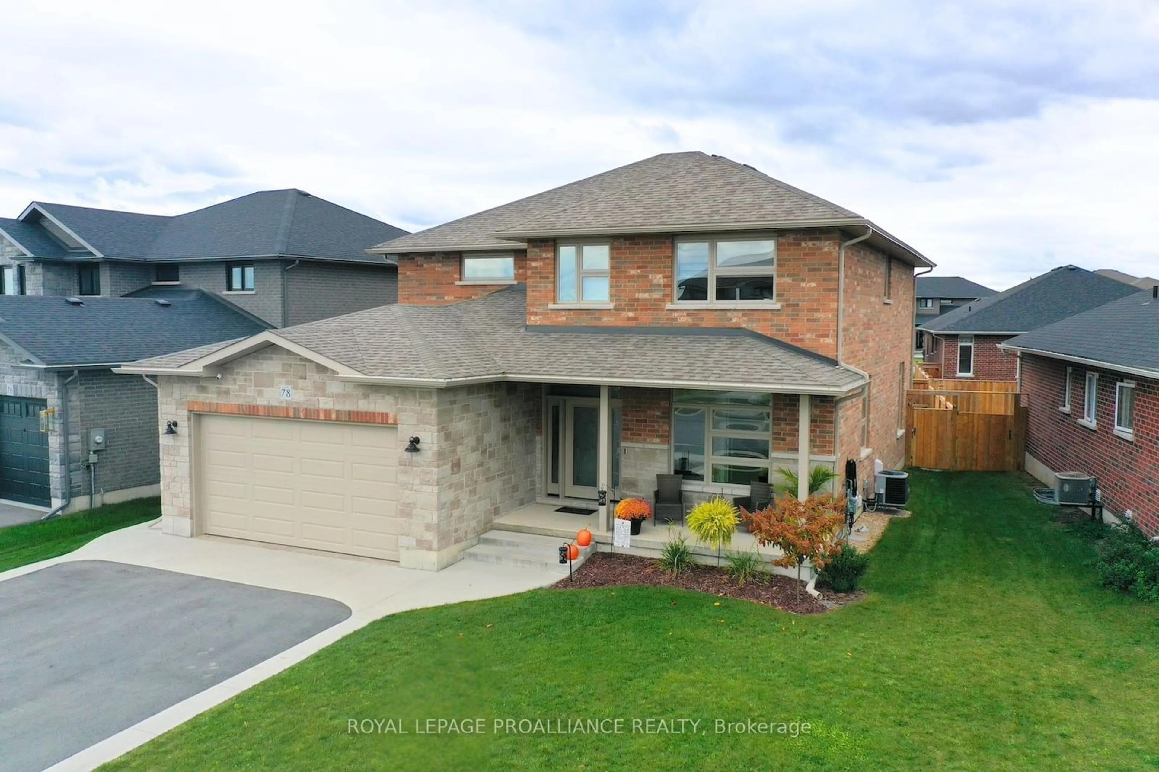 Frontside or backside of a home, the street view for 78 Essex Dr, Belleville Ontario K8N 0J1