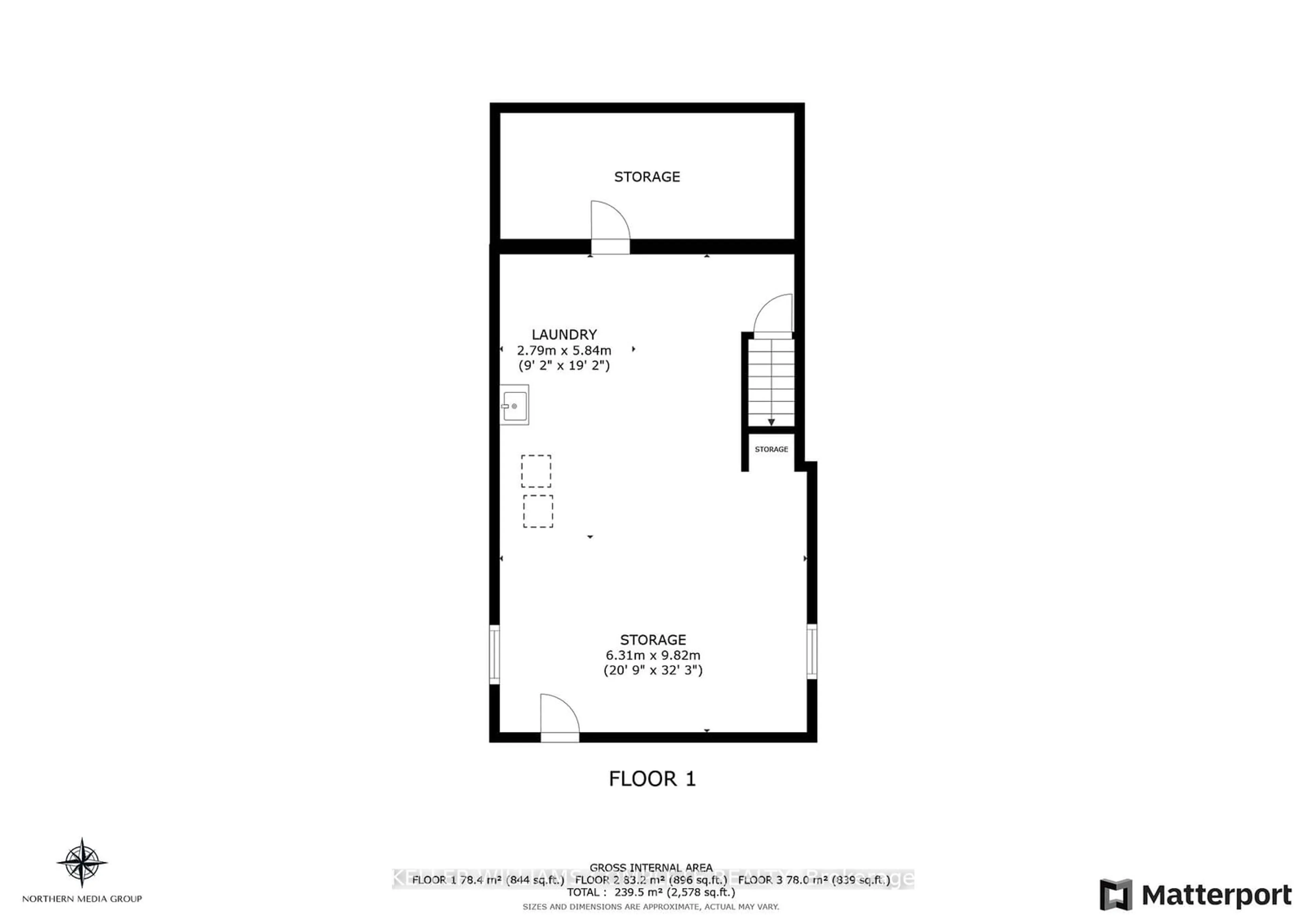 Floor plan for 100 Park Row St, Hamilton Ontario L8H 4E6