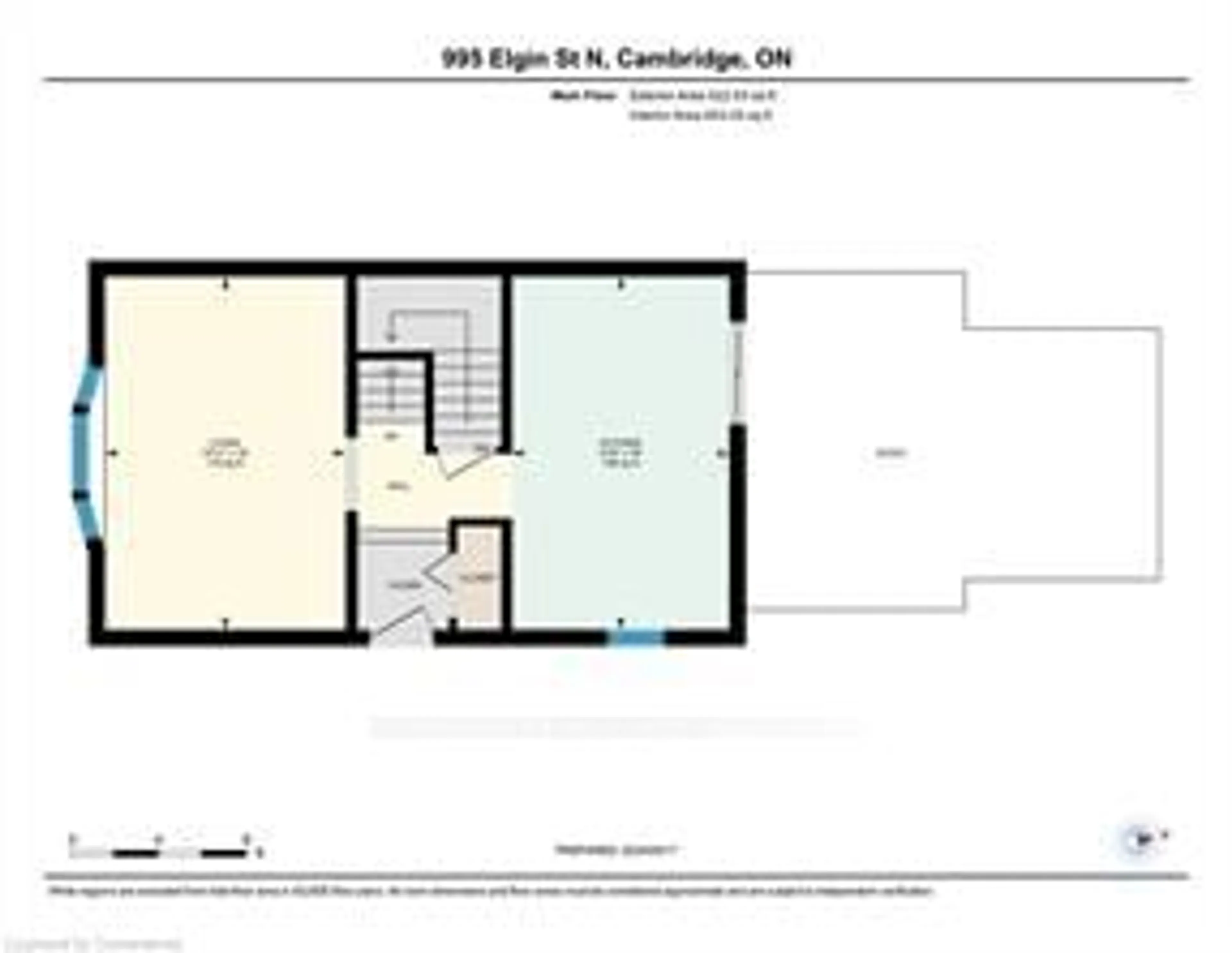 Floor plan for 995 Elgin St, Cambridge Ontario N1R 8J2