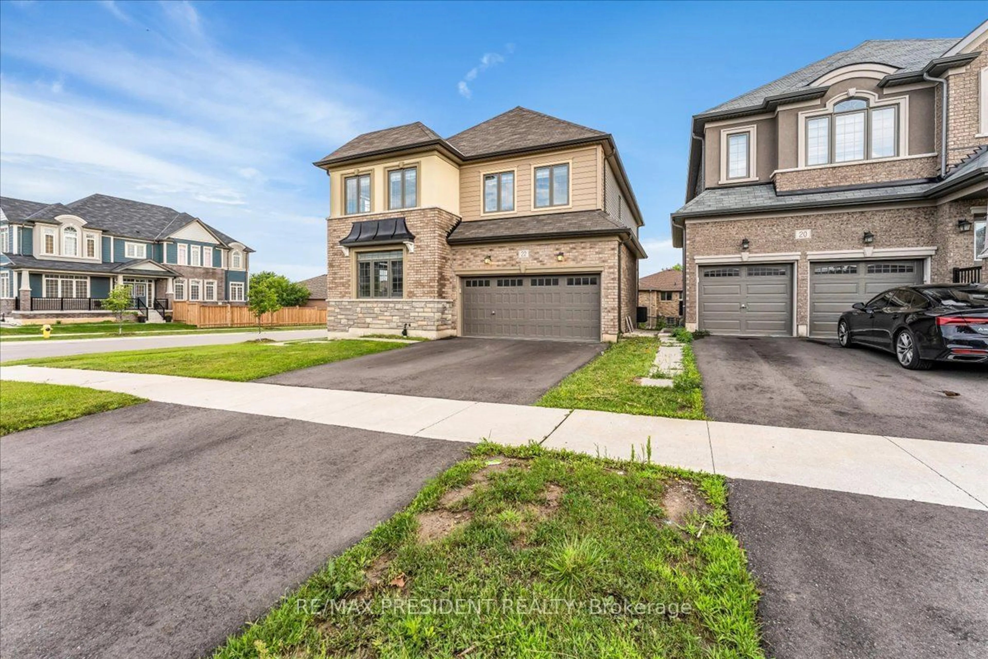 Frontside or backside of a home, the street view for 22 Sleeth St, Brantford Ontario N3S 0J7