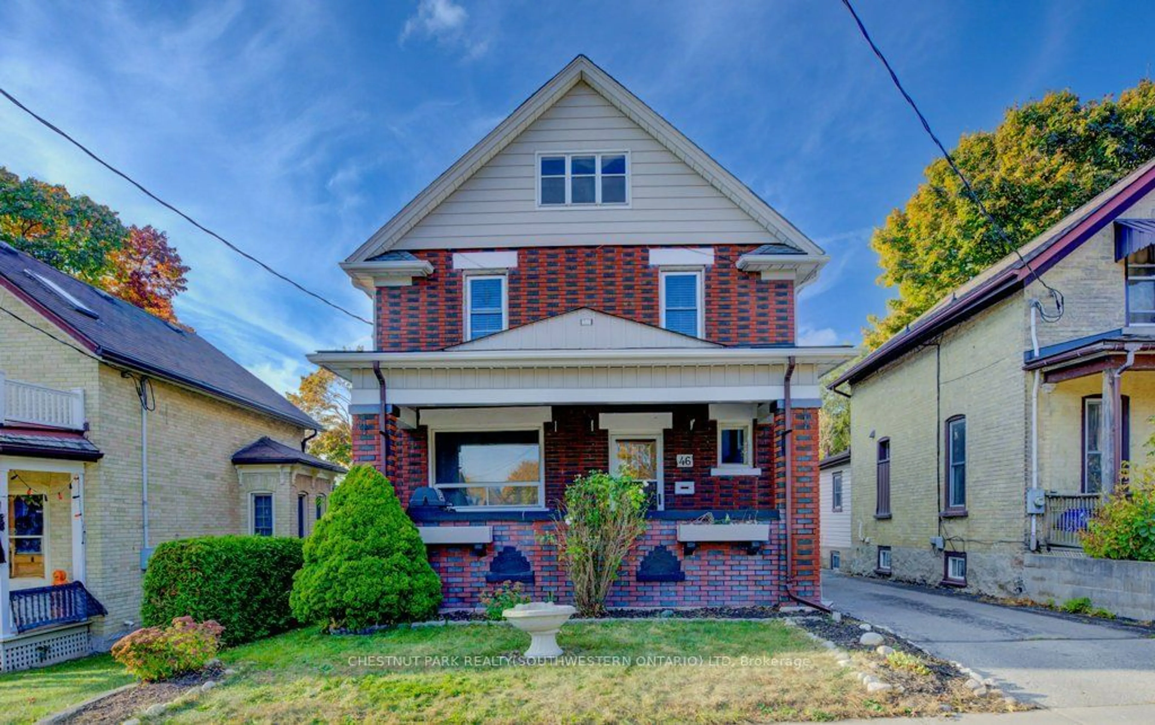 Home with brick exterior material for 46 Cherry St, Kitchener Ontario N2G 2C6