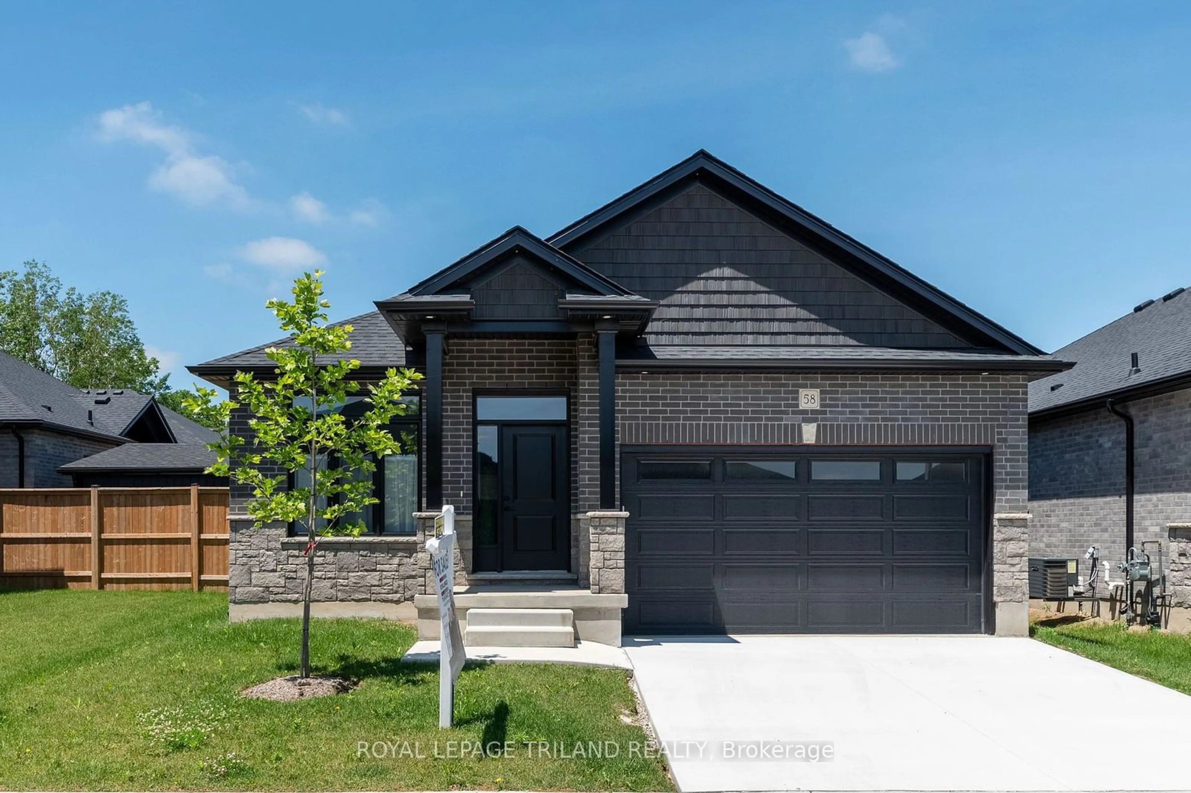 Home with brick exterior material for 383 Daventry Way #58, Middlesex Centre Ontario N0L 1R0