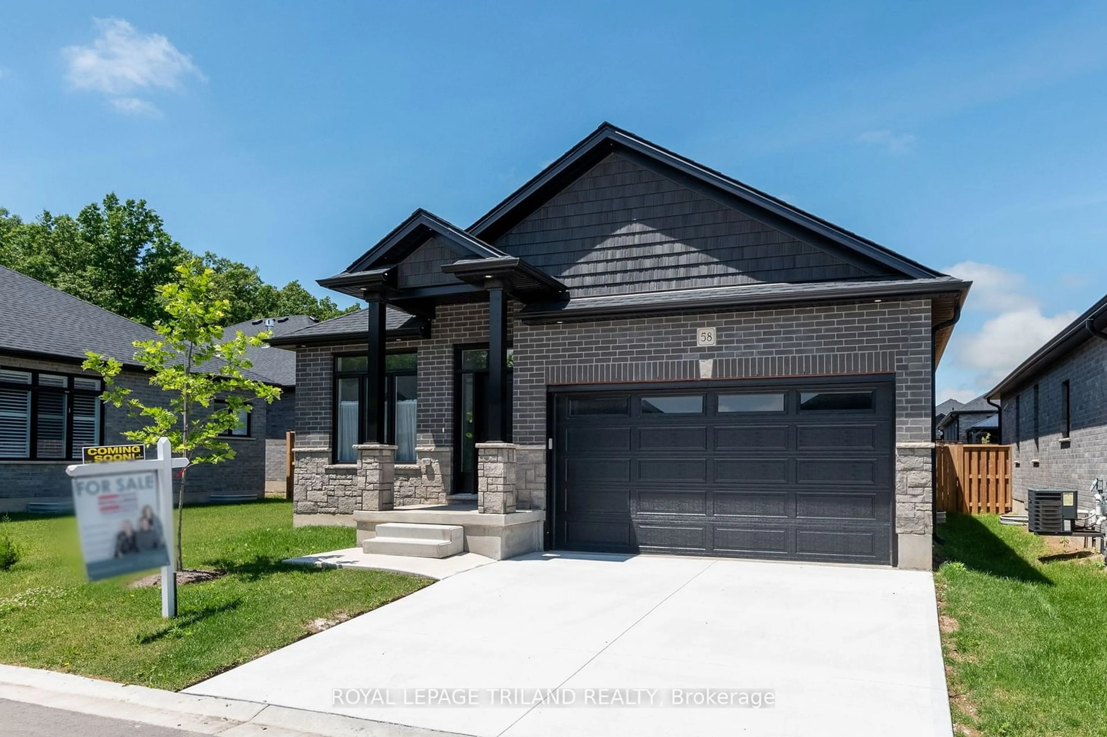 Home with brick exterior material for 383 Daventry Way #58, Middlesex Centre Ontario N0L 1R0