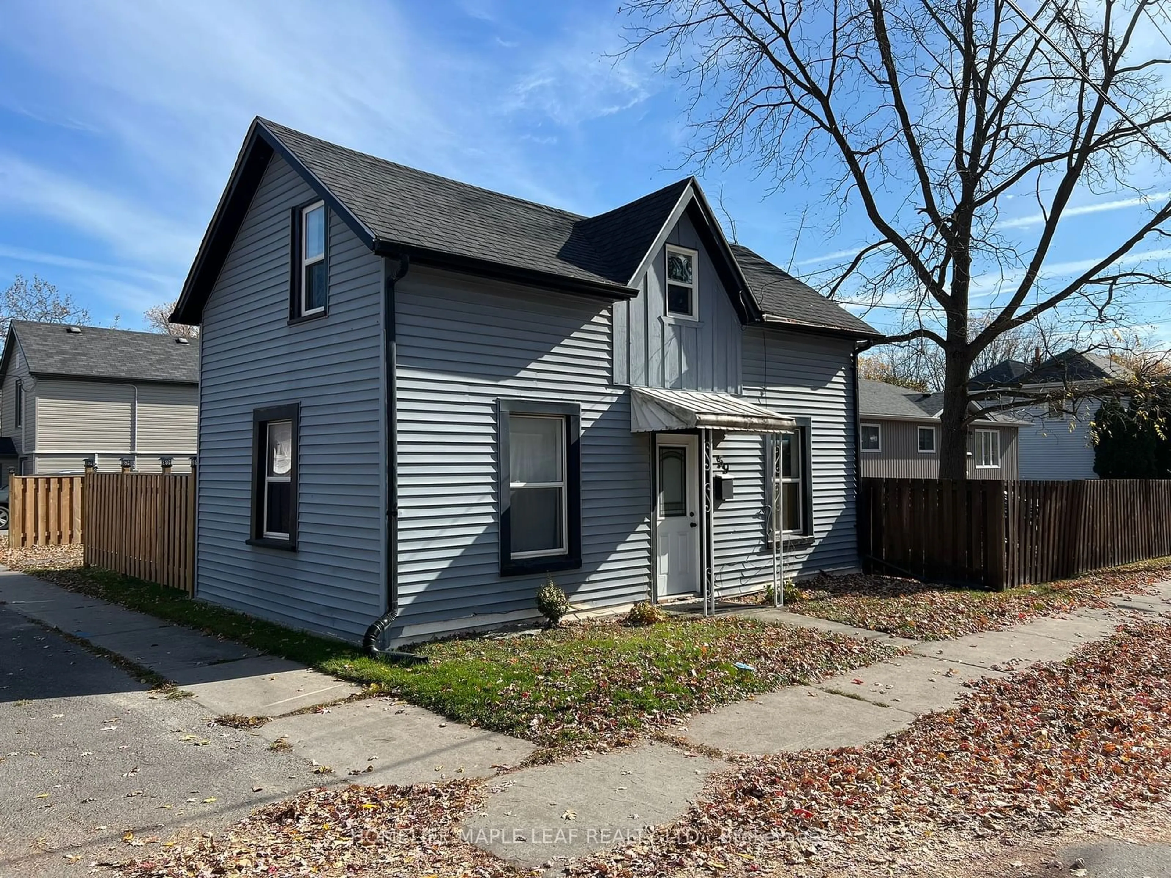 Frontside or backside of a home, the front or back of building for 59 GEDDES St, Belleville Ontario K8P 2X6