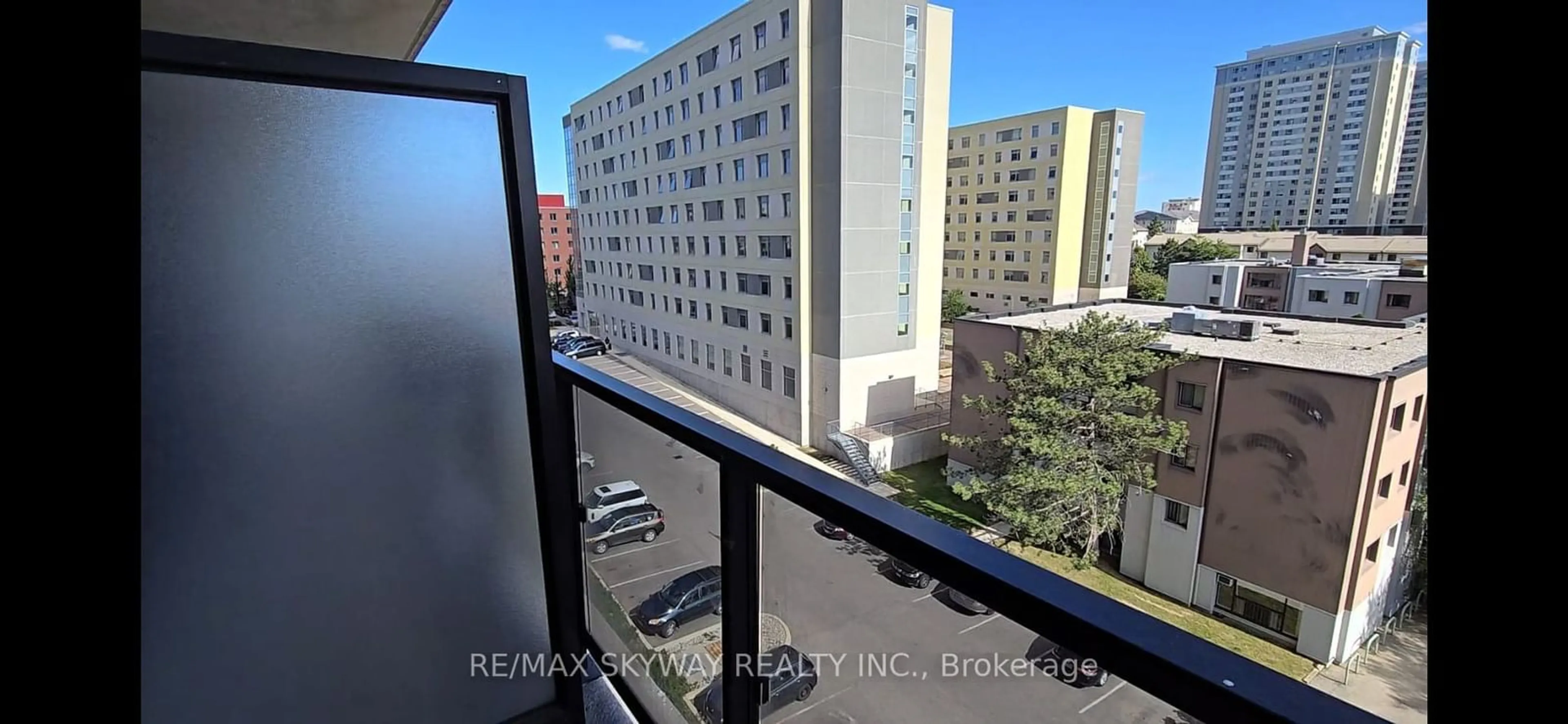 Balcony in the apartment, the street view for 330 PHILIP St #S704, Waterloo Ontario N2L 3W9