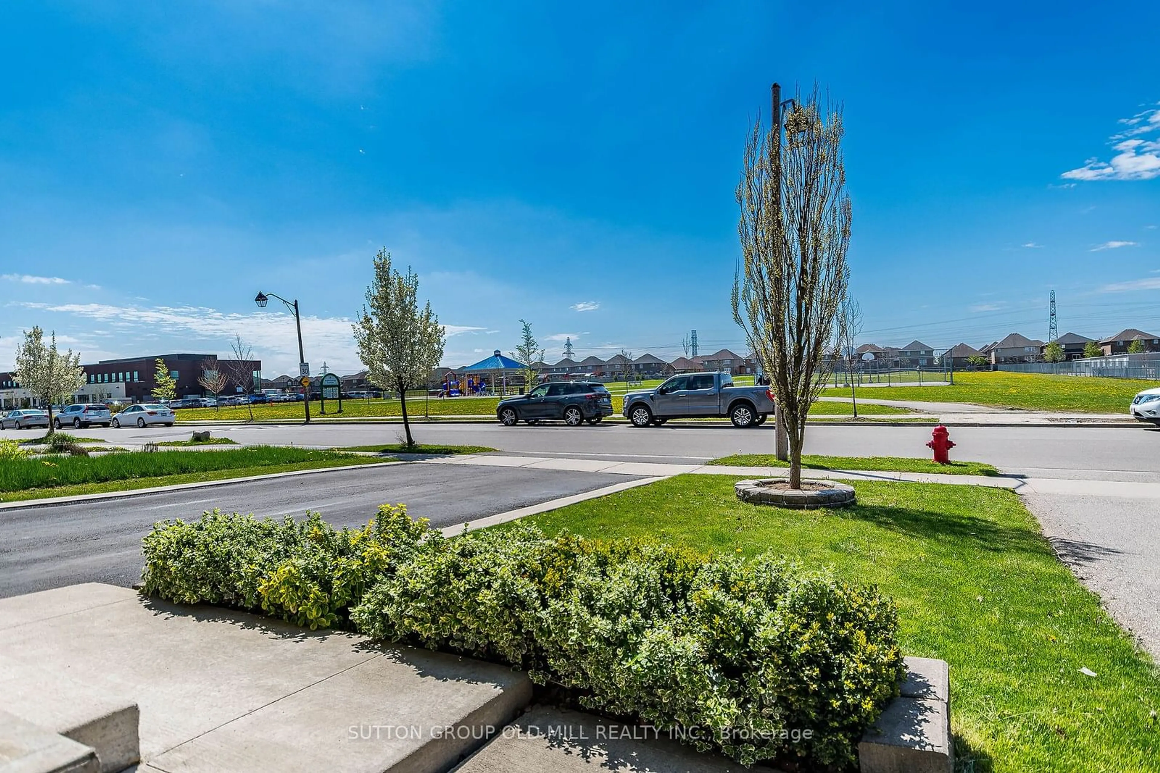 Patio, the street view for 45 Bellagio Ave, Hamilton Ontario L0R 1P0