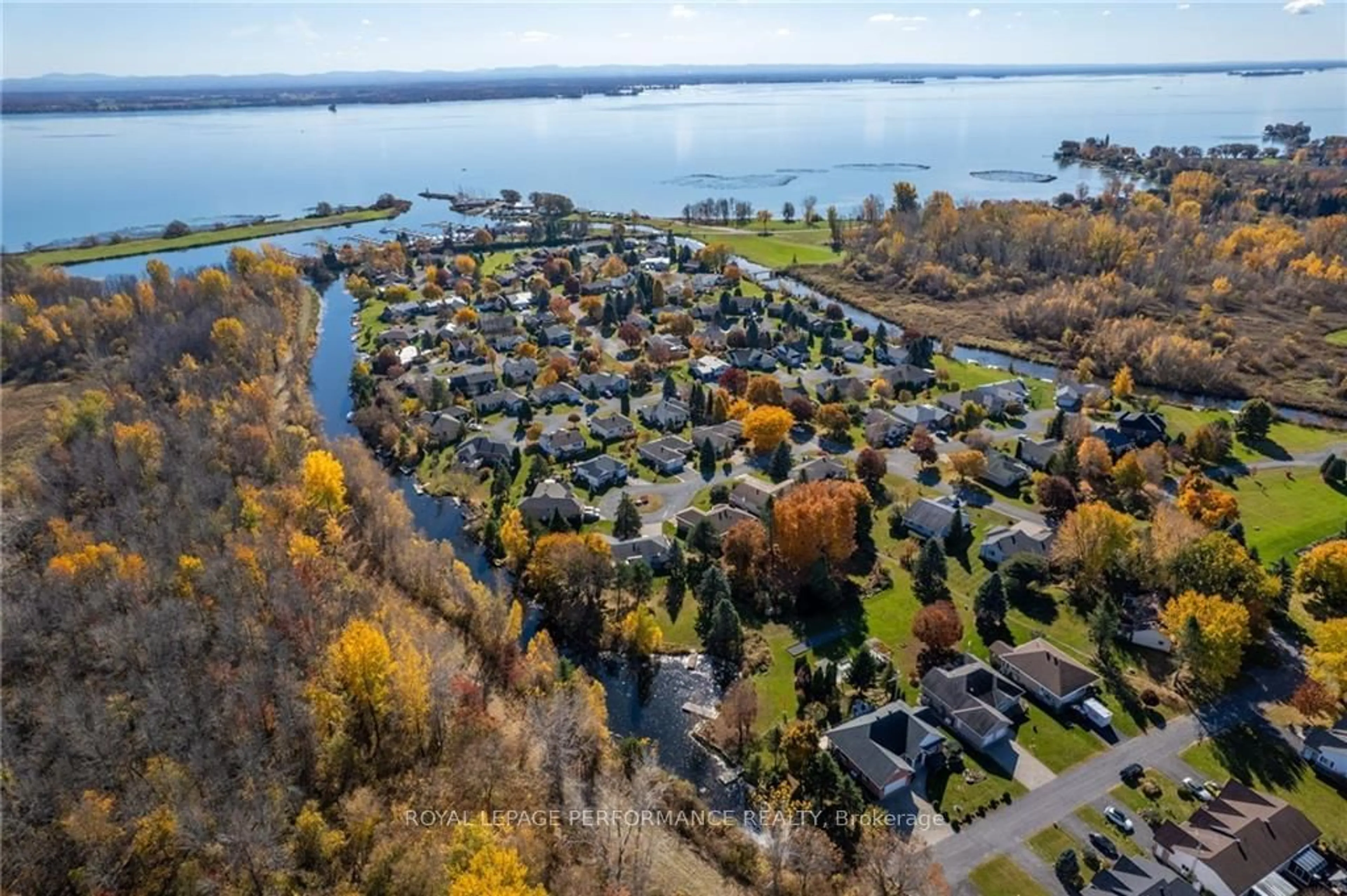 A pic from outside/outdoor area/front of a property/back of a property/a pic from drone, water/lake/river/ocean view for 6232 DALTON Crt, South Glengarry Ontario K0C 1E0