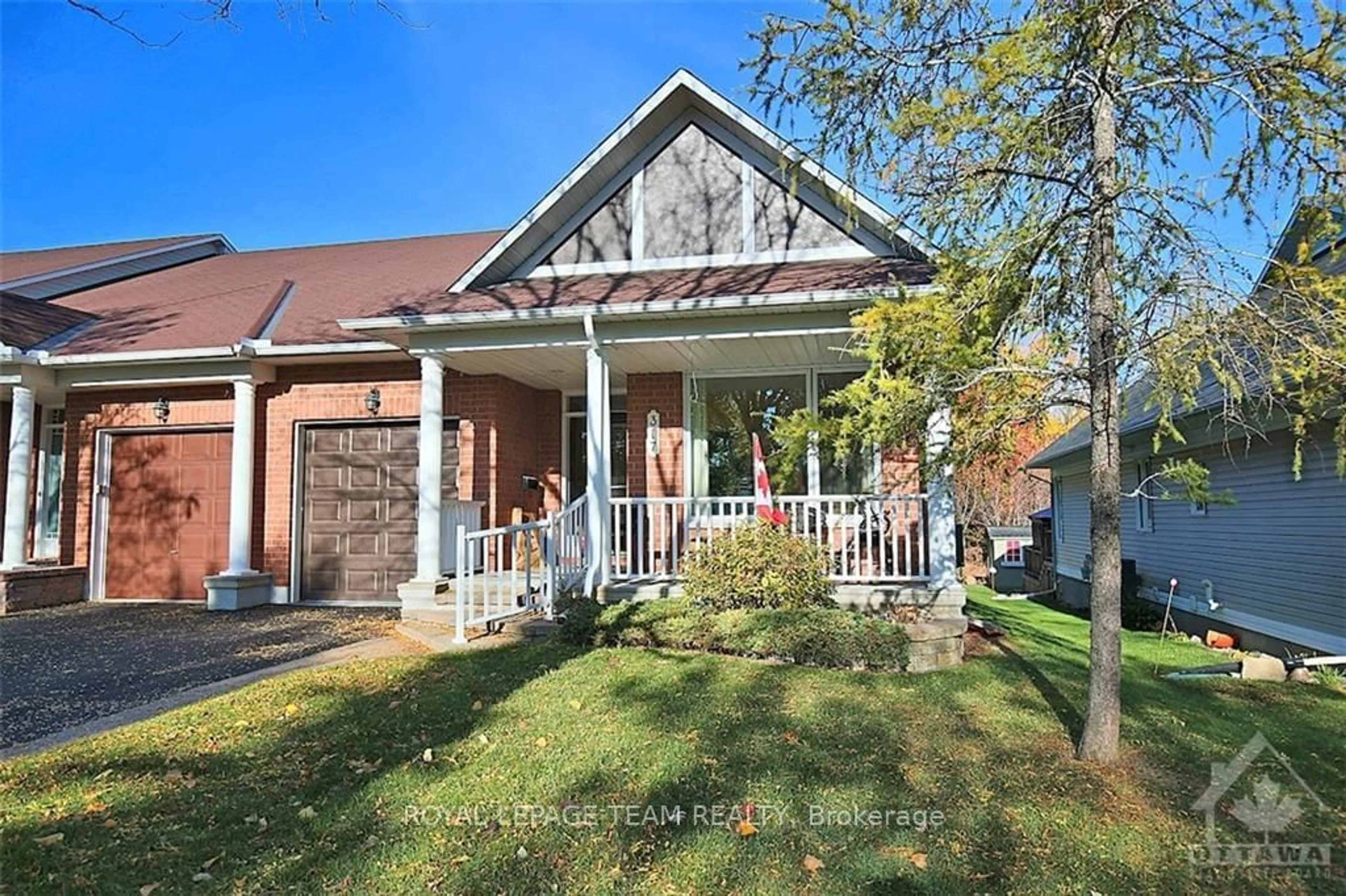 Home with brick exterior material for 317 BRECKENRIDGE Cres, Kanata Ontario K2W 1J3