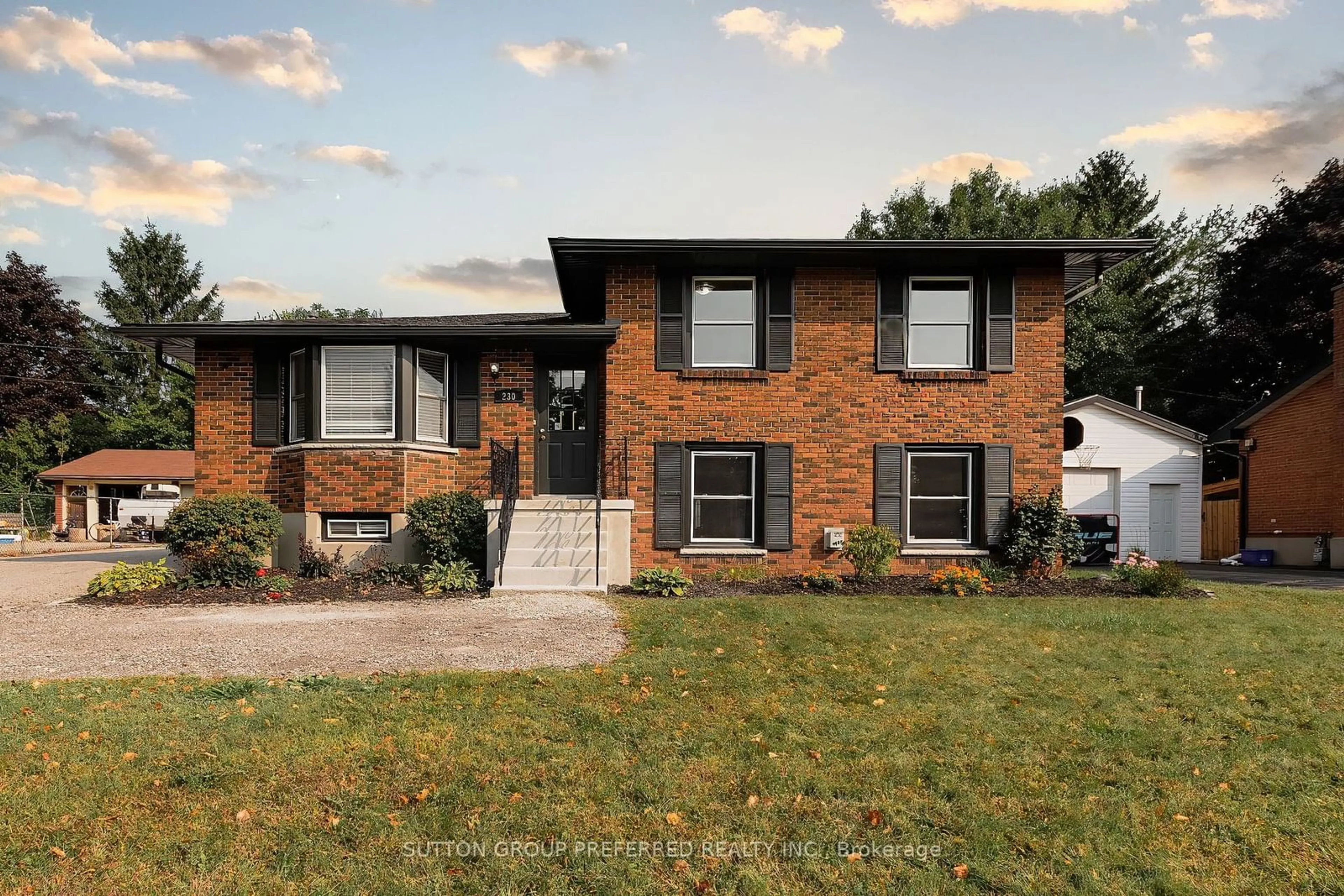 Home with brick exterior material for 230 Chittick Cres, Thames Centre Ontario N0L 1G3