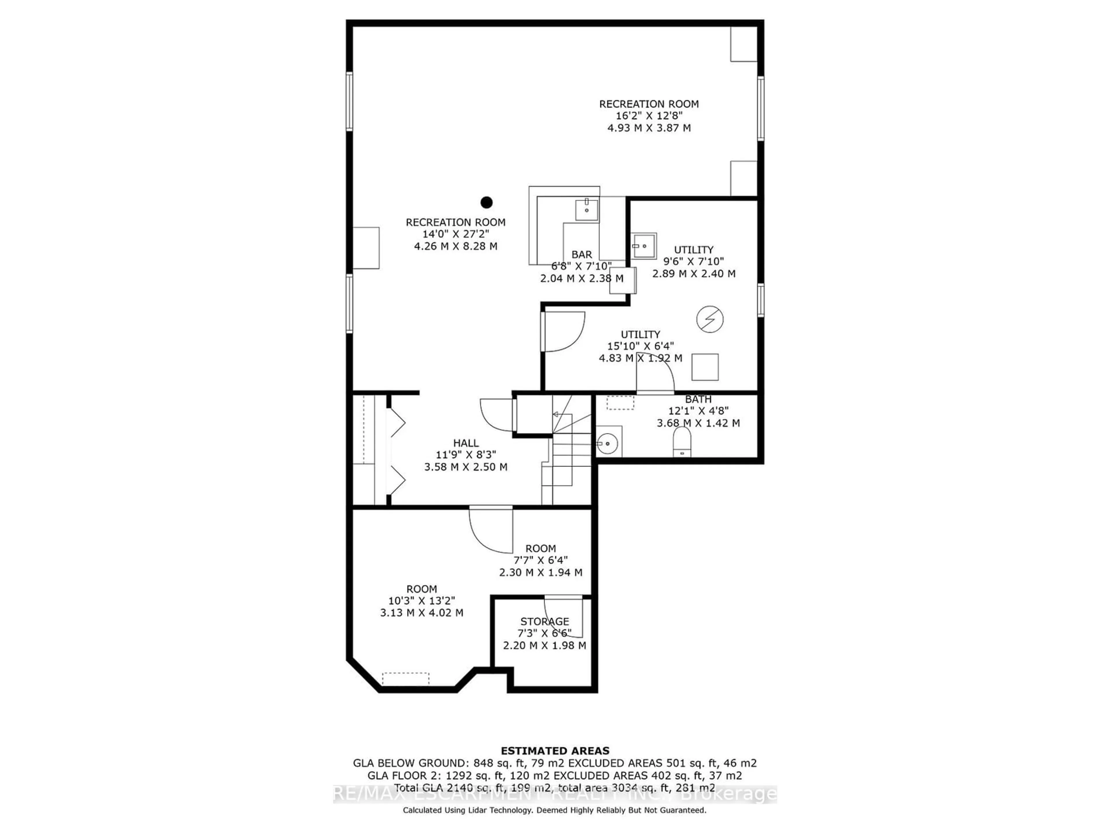 Floor plan for 165 Gagliano Dr, Hamilton Ontario L8W 3J8