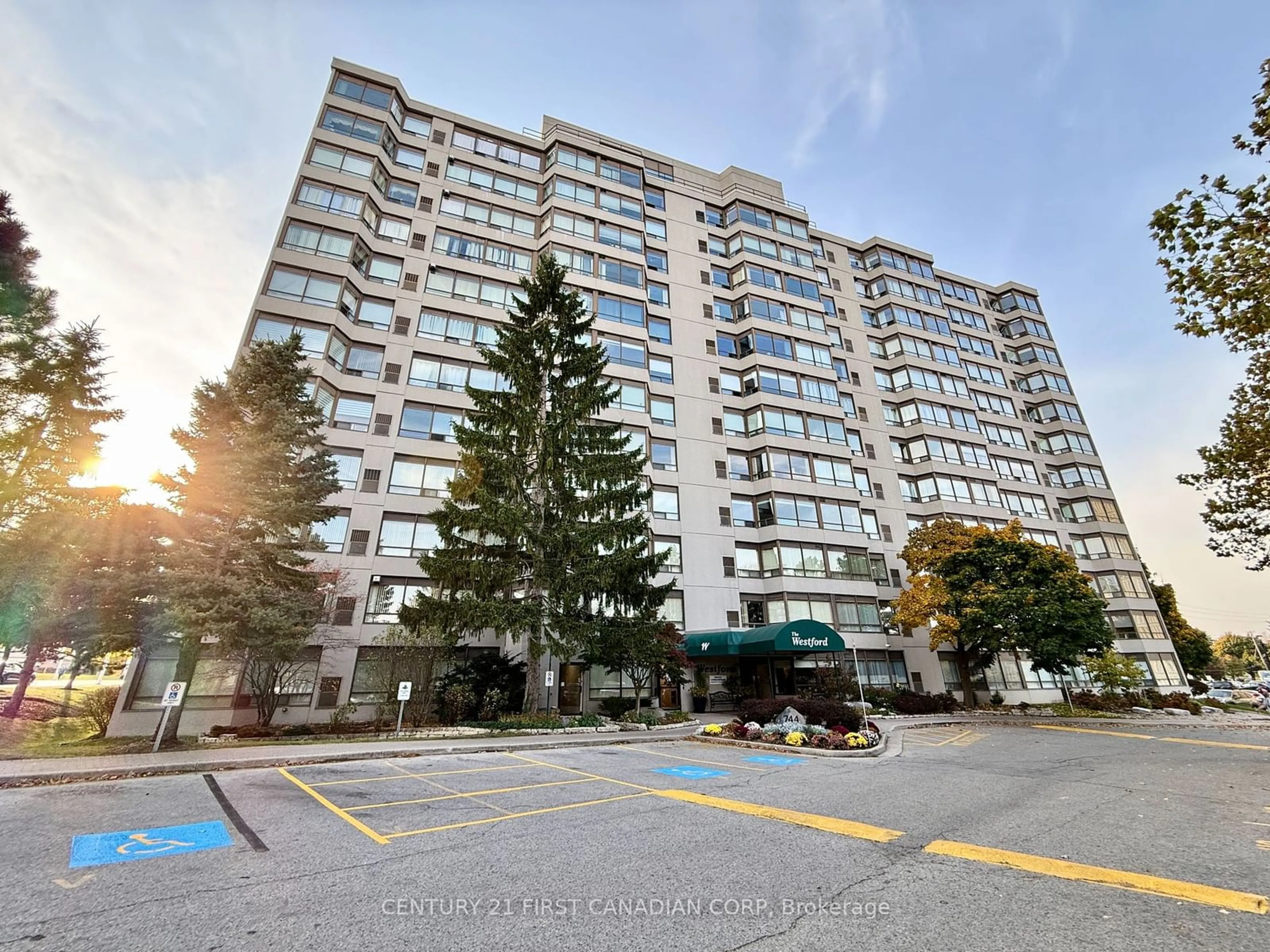 A pic from exterior of the house or condo, the street view for 744 Wonderland Rd #1203, London Ontario N6K 4K3