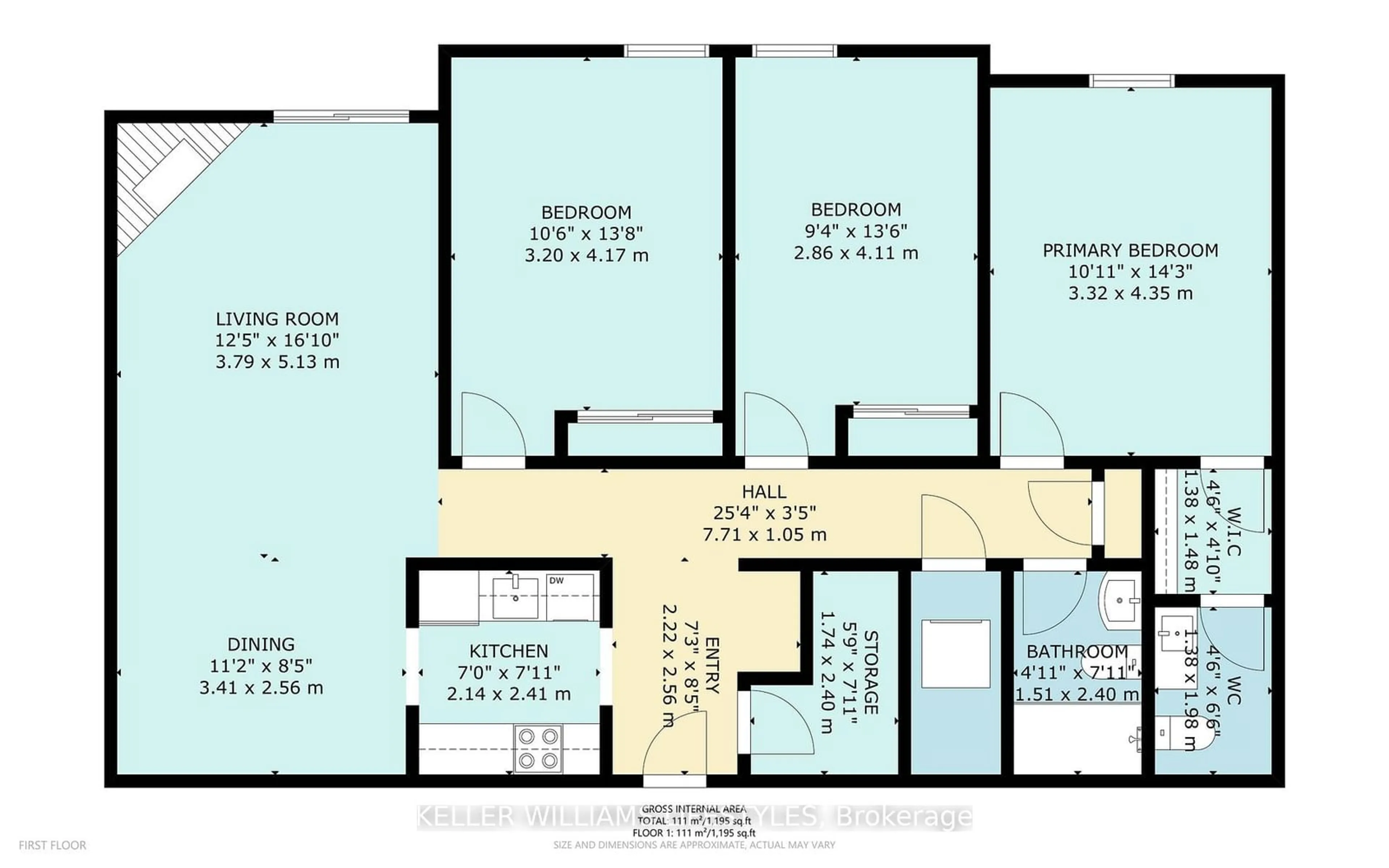 Floor plan for 727 Deveron Cres #219, London Ontario N5Z 4X4