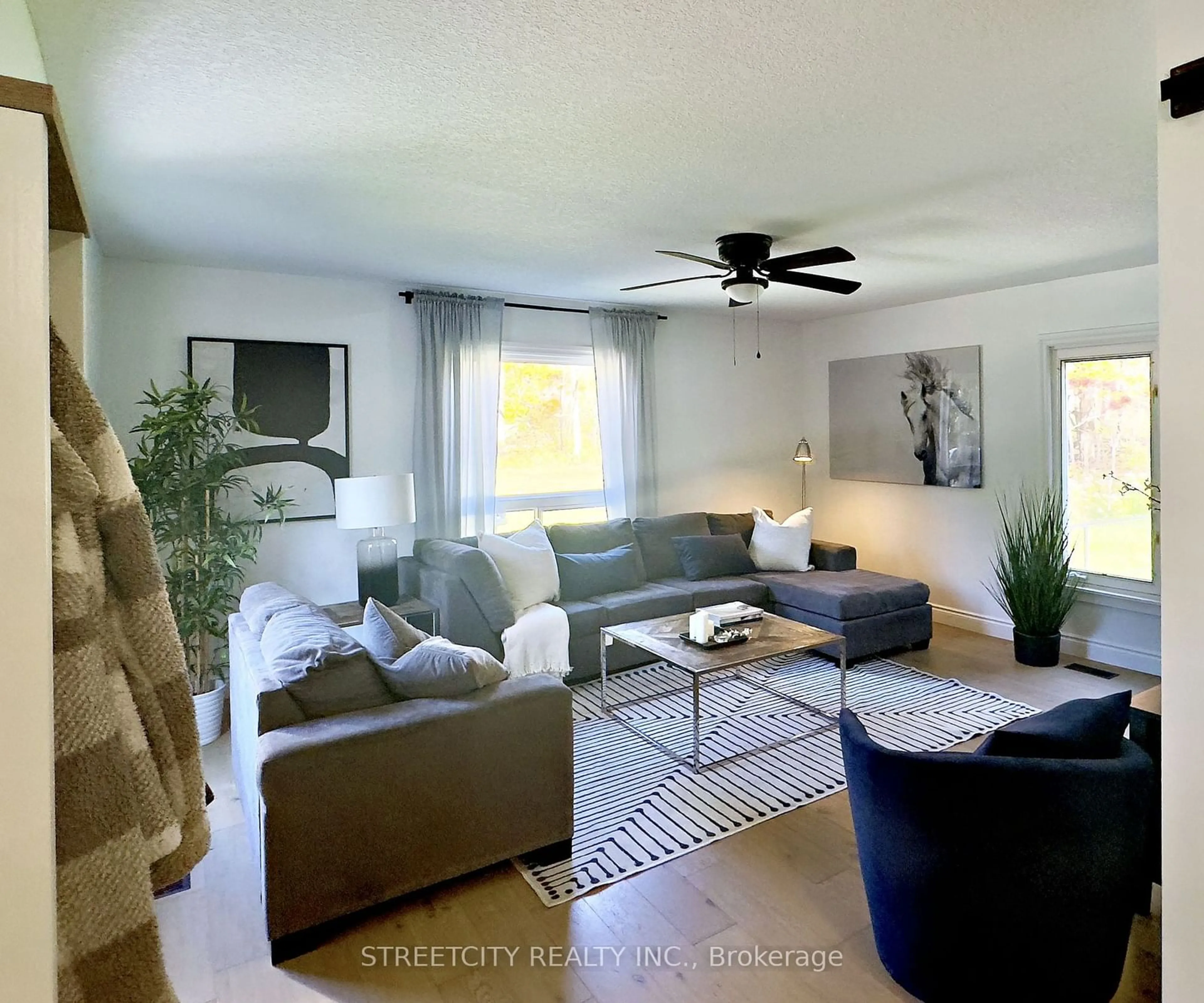 Living room, wood floors for 42737 Sparta Line, Central Elgin Ontario N0L 2L0