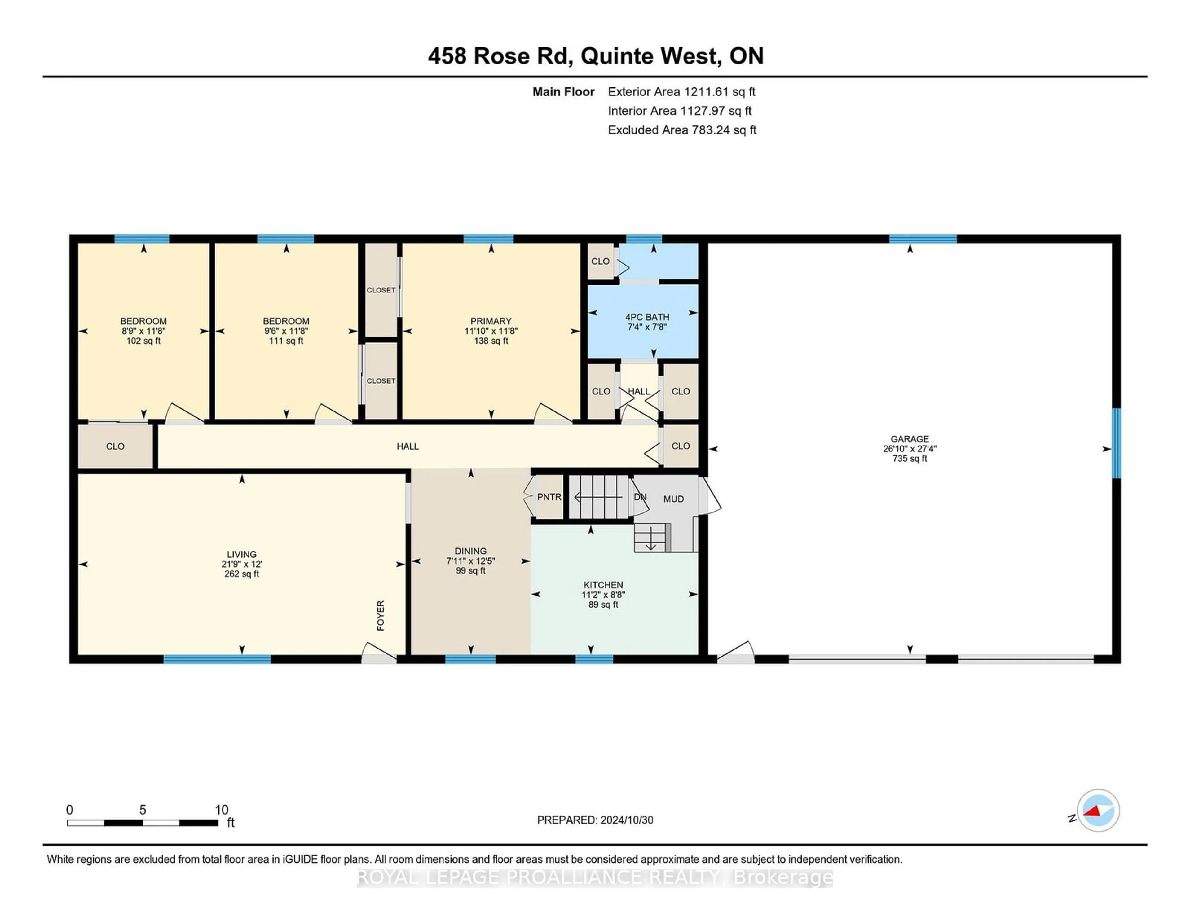 Floor plan for 458 Rose Rd, Quinte West Ontario K0K 2C0