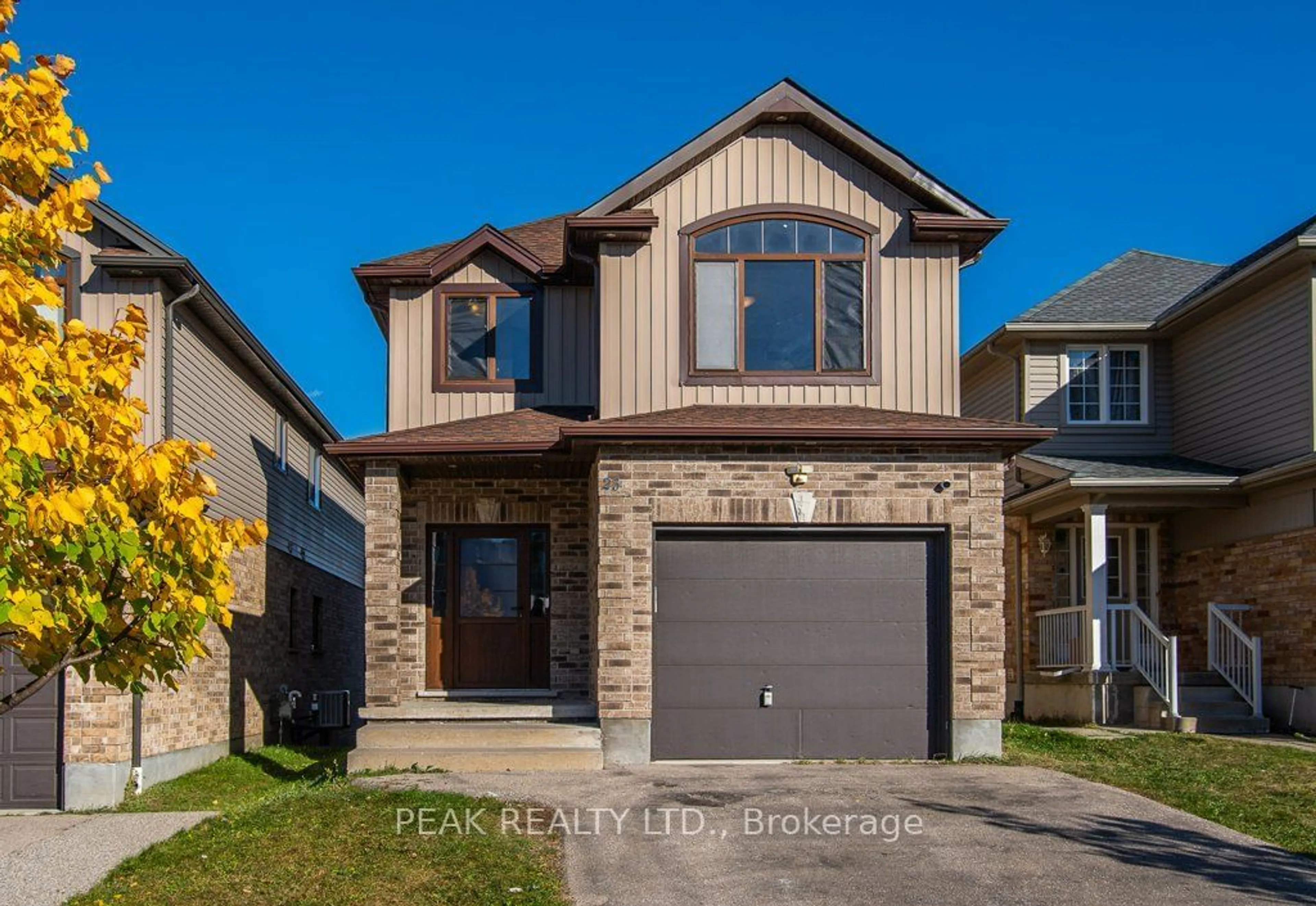 Frontside or backside of a home, the street view for 23 Tudor St, Kitchener Ontario N2R 1W3