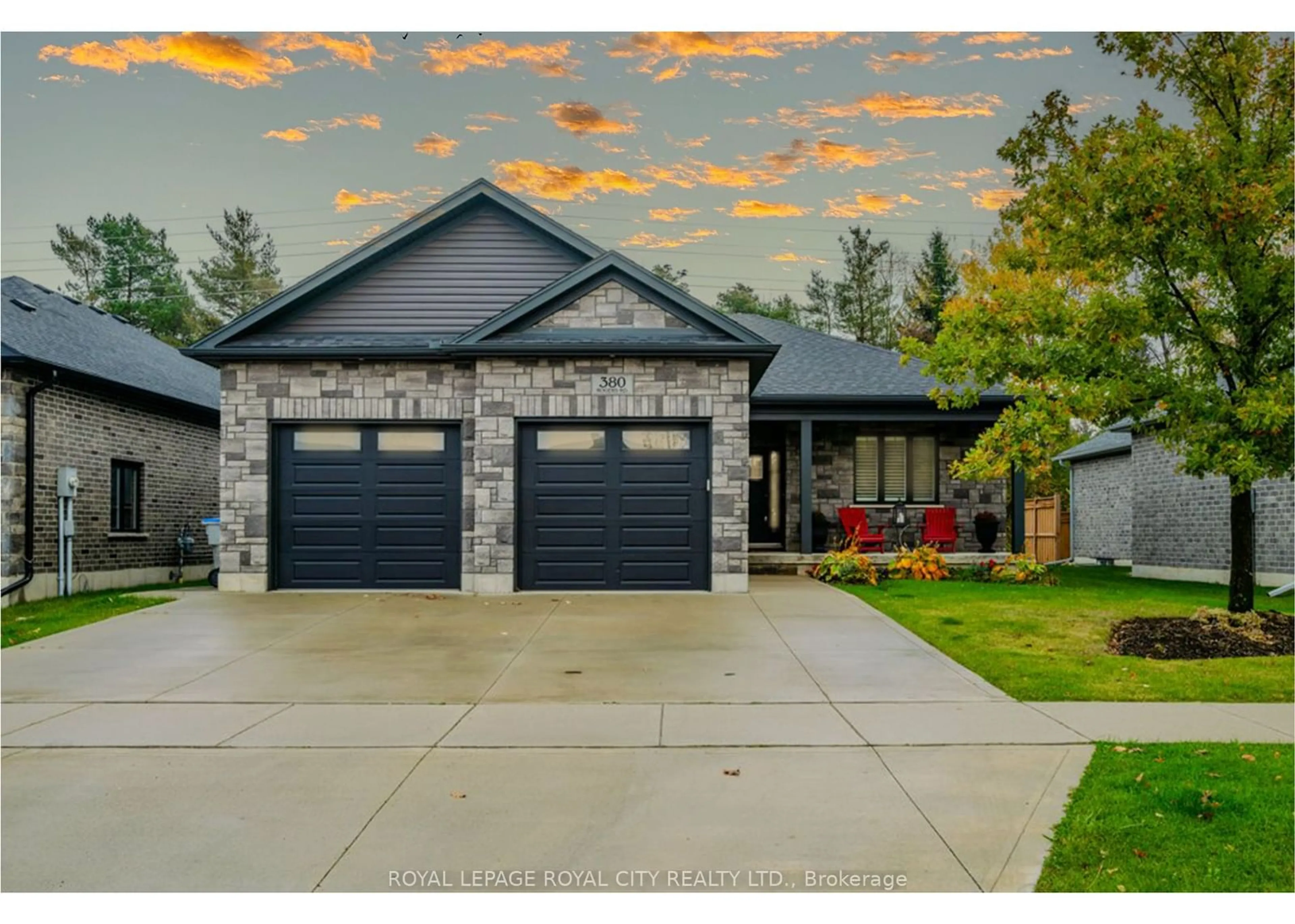 Frontside or backside of a home, the street view for 380 Rogers Rd, North Perth Ontario N4W 0H2