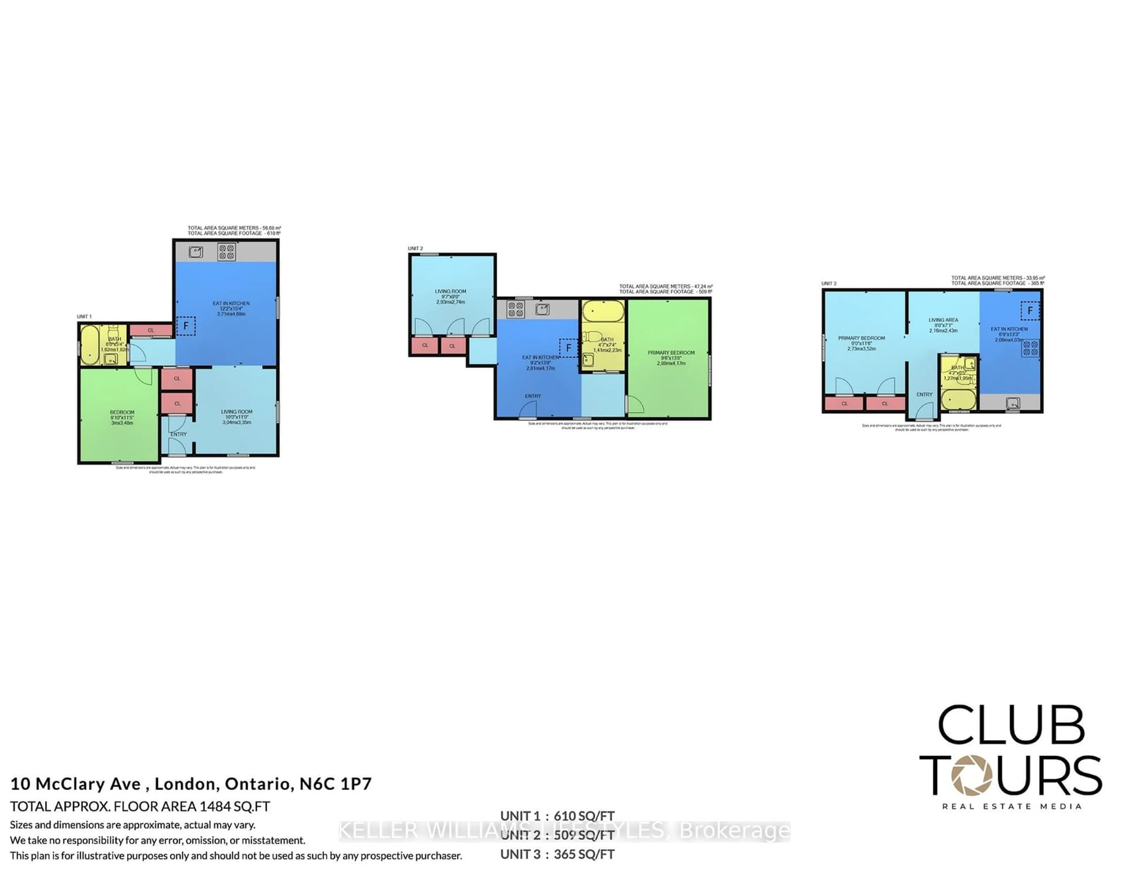 Floor plan for 10 McClary Ave, London Ontario N6C 1P7